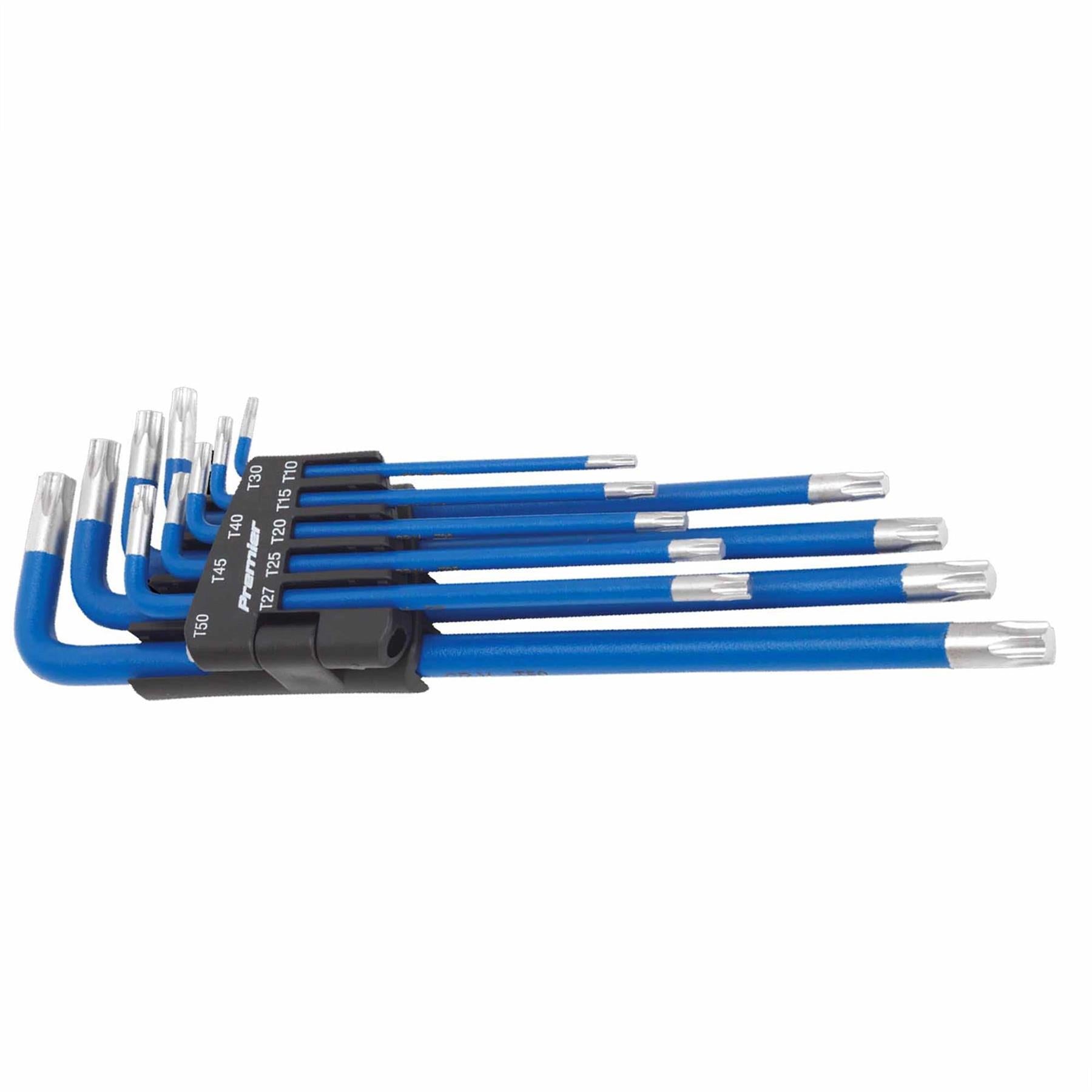 Sealey TRX-Star* Key Set 9pc Extra-Long Anti-Slip