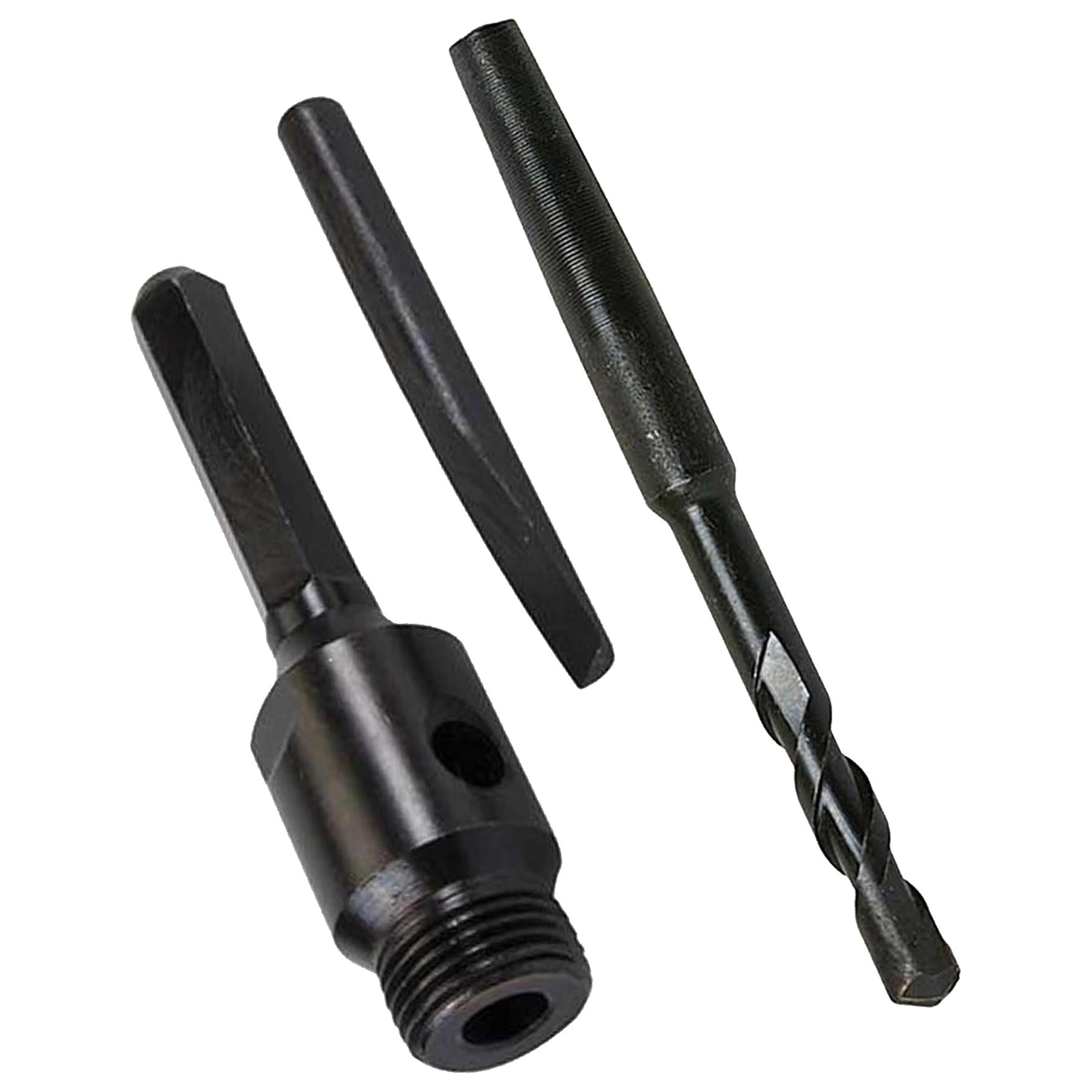 TCT Core Drill Bit 110mm Hole Saw Masonry Stone Brick Hex 110mm Extensions Pilot