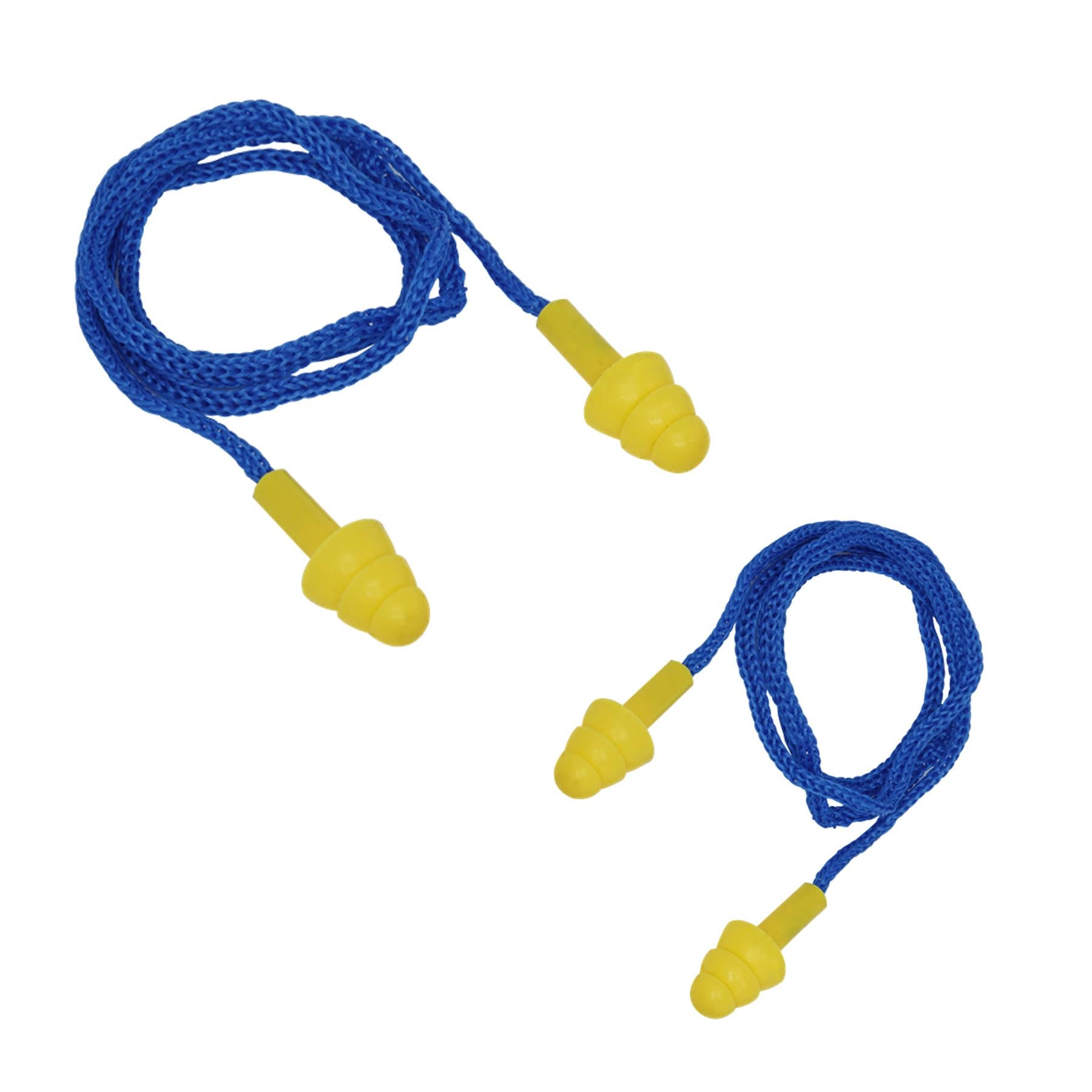 Sealey Corded Ear Plugs Soft Material Comfortable Fit.