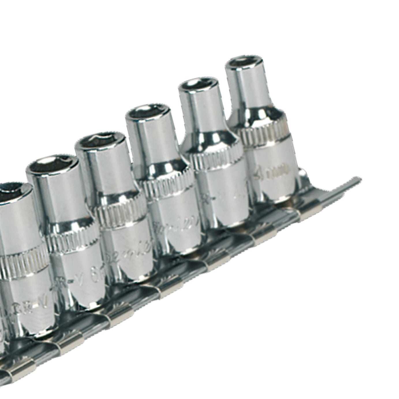 Sealey Socket Set 13pc 1/4"Sq Drive WallDrive - Metric