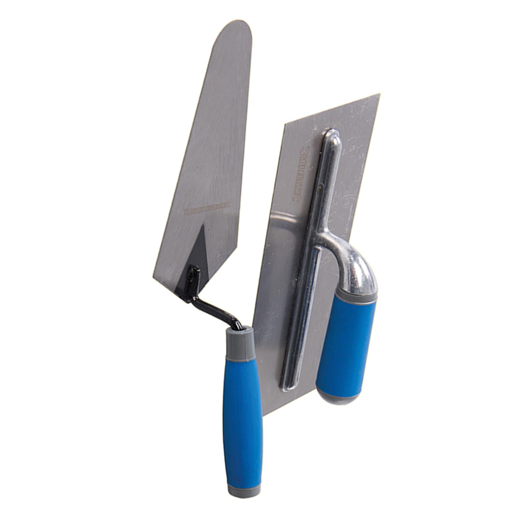 Trade Trowel Set Pointing Gauging Plastering Trowels & Brick Jointer Soft Grip