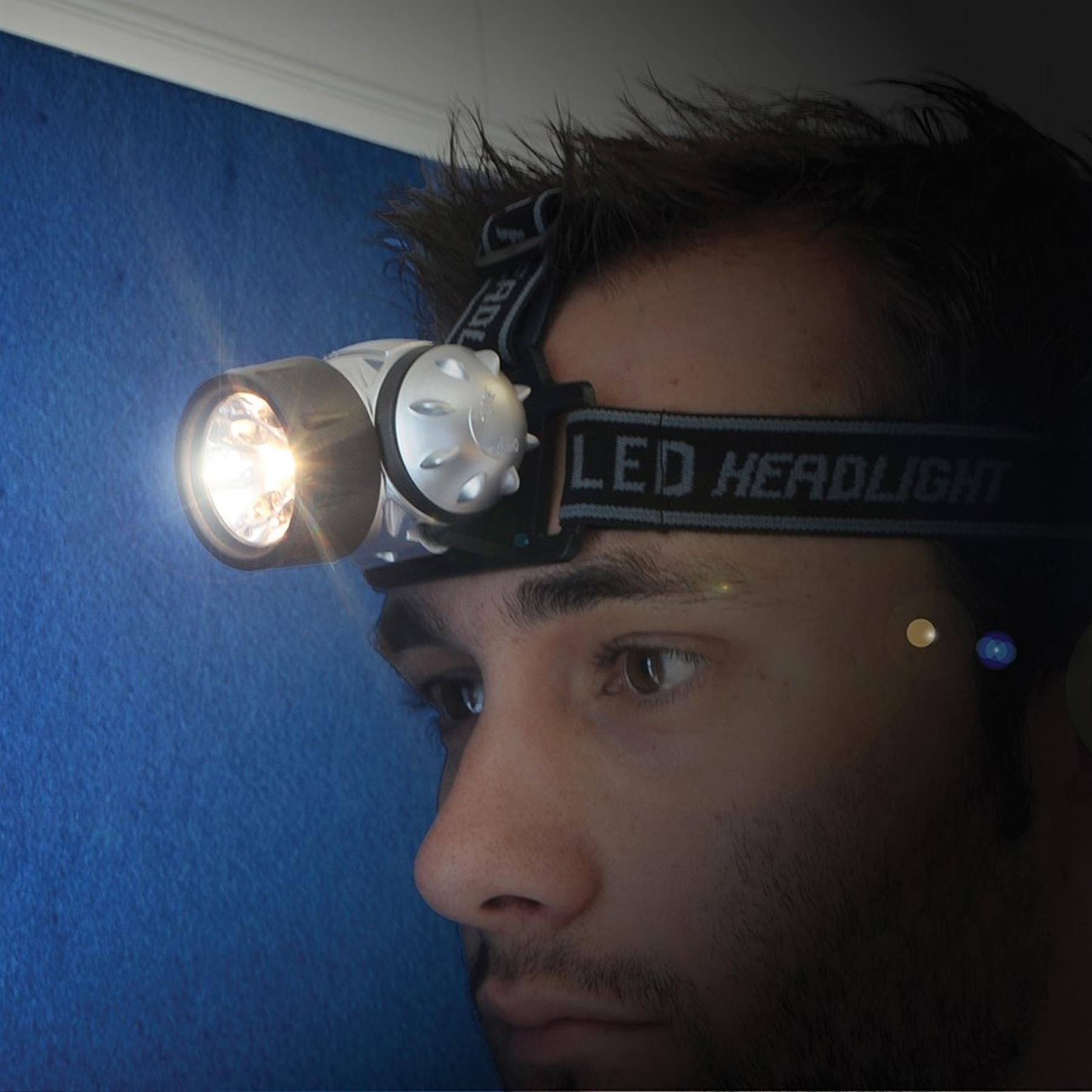 6 Led Krypton Head Light High Intensity Camping Outdoor Warehouse Emergency DIY