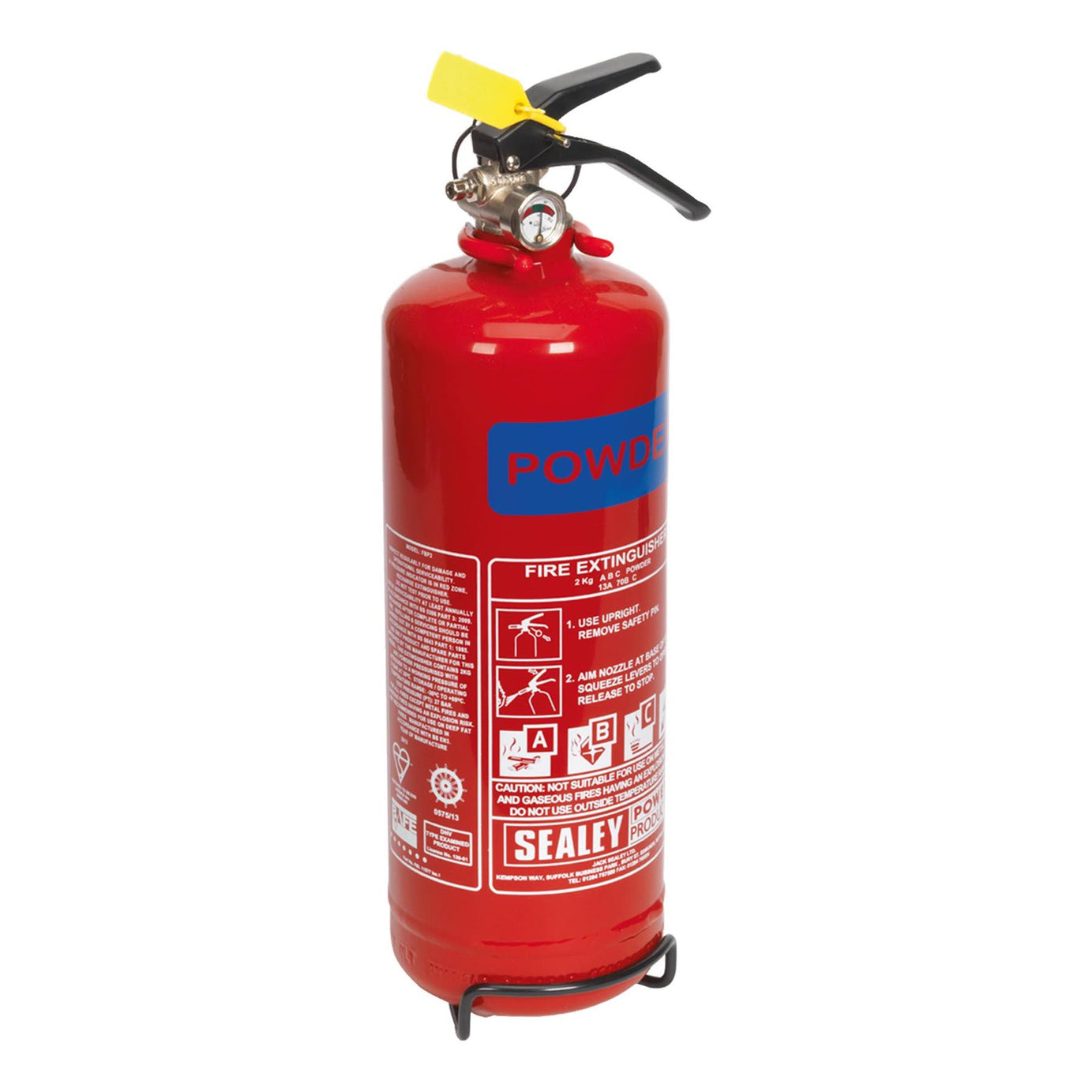 Sealey Fire Extinguisher 2kg Dry Powder