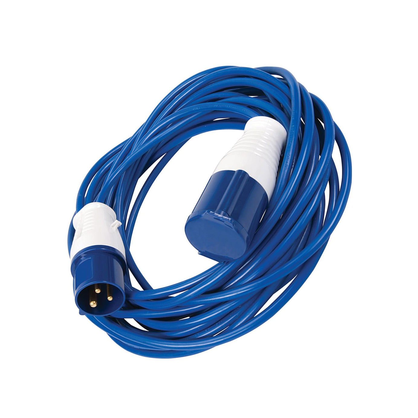 14M Caravan Camping Hook Up Cable 16A Site Extension Lead Electric 1.5mm Flex