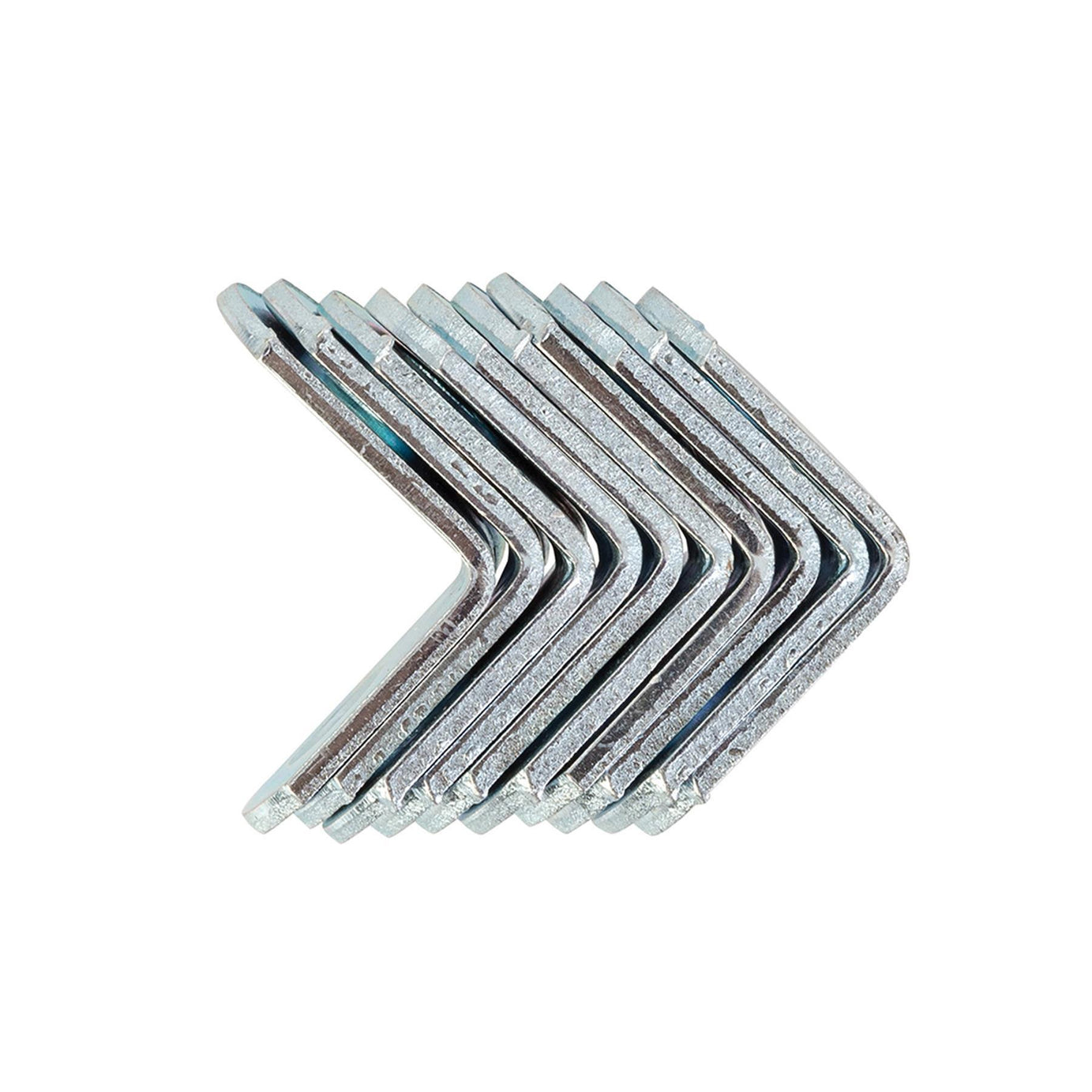 Angle Braces Corossion Free Zinc Plated For Shelving & Bracing 10Pk 19X19X1.5mm