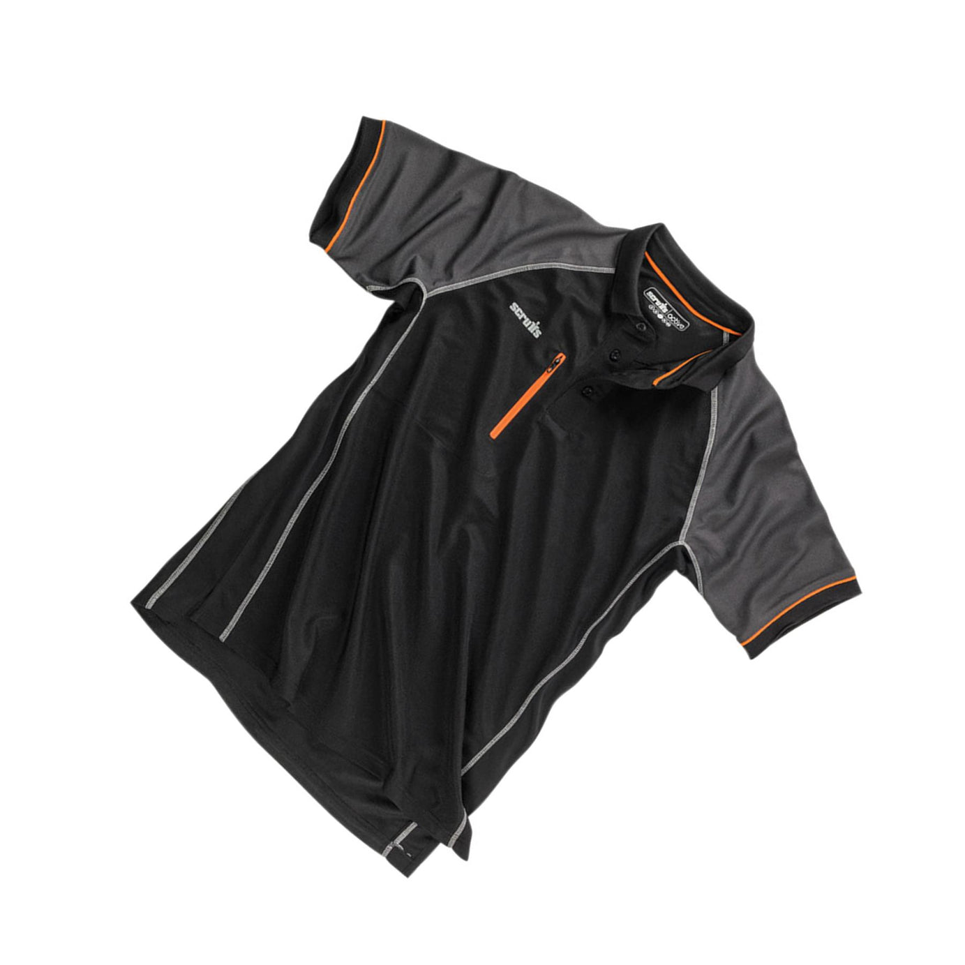 Scruffs Trade Active Polo Shirt Black(Size: XXL) Men's Work T-Shirt