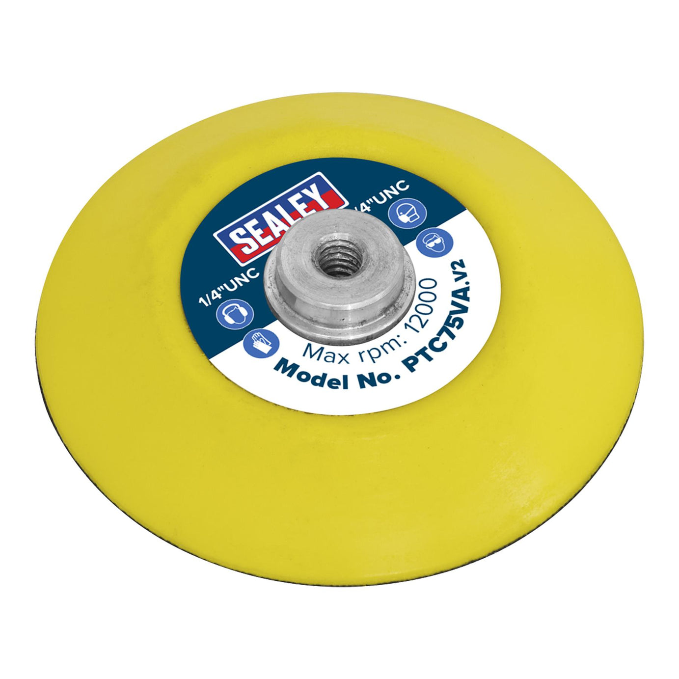 Sealey Hook-and-Loop Backing Pad 71mm 1/4"UNC