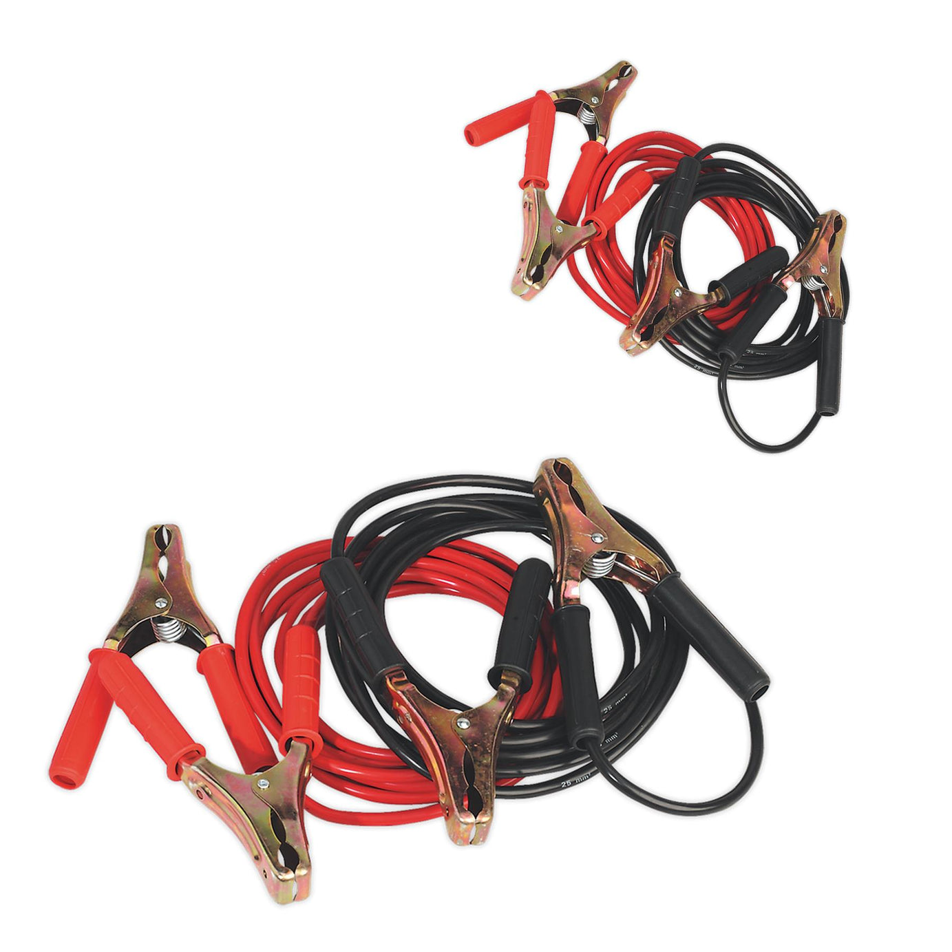 Sealey Booster Cables Heavy-Duty Clamps - 25mm x 5m Copper 600A