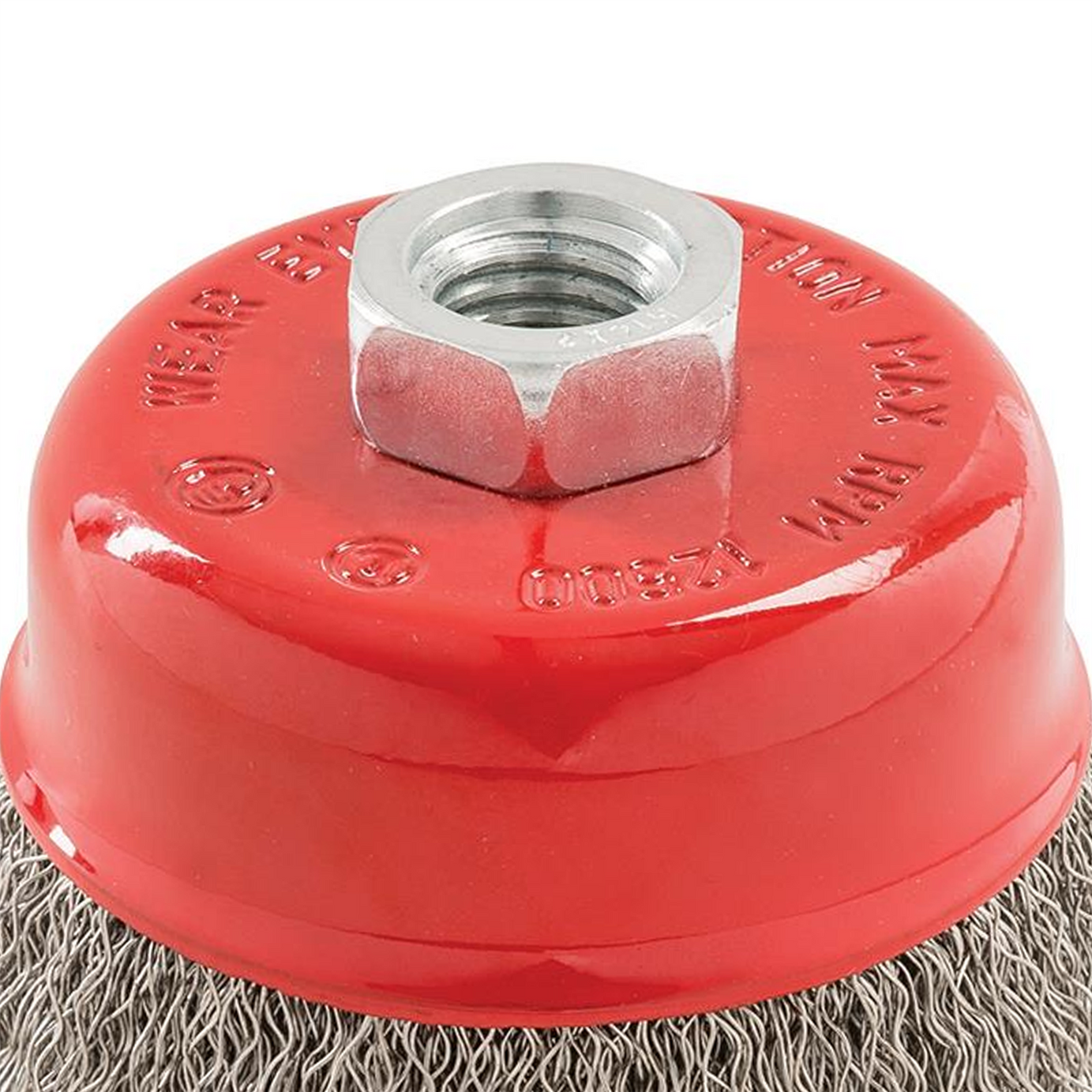 Stainless Steel Crimp Cup 75mm Wire Brush M14 Rust Removal Heavy Duty Kit