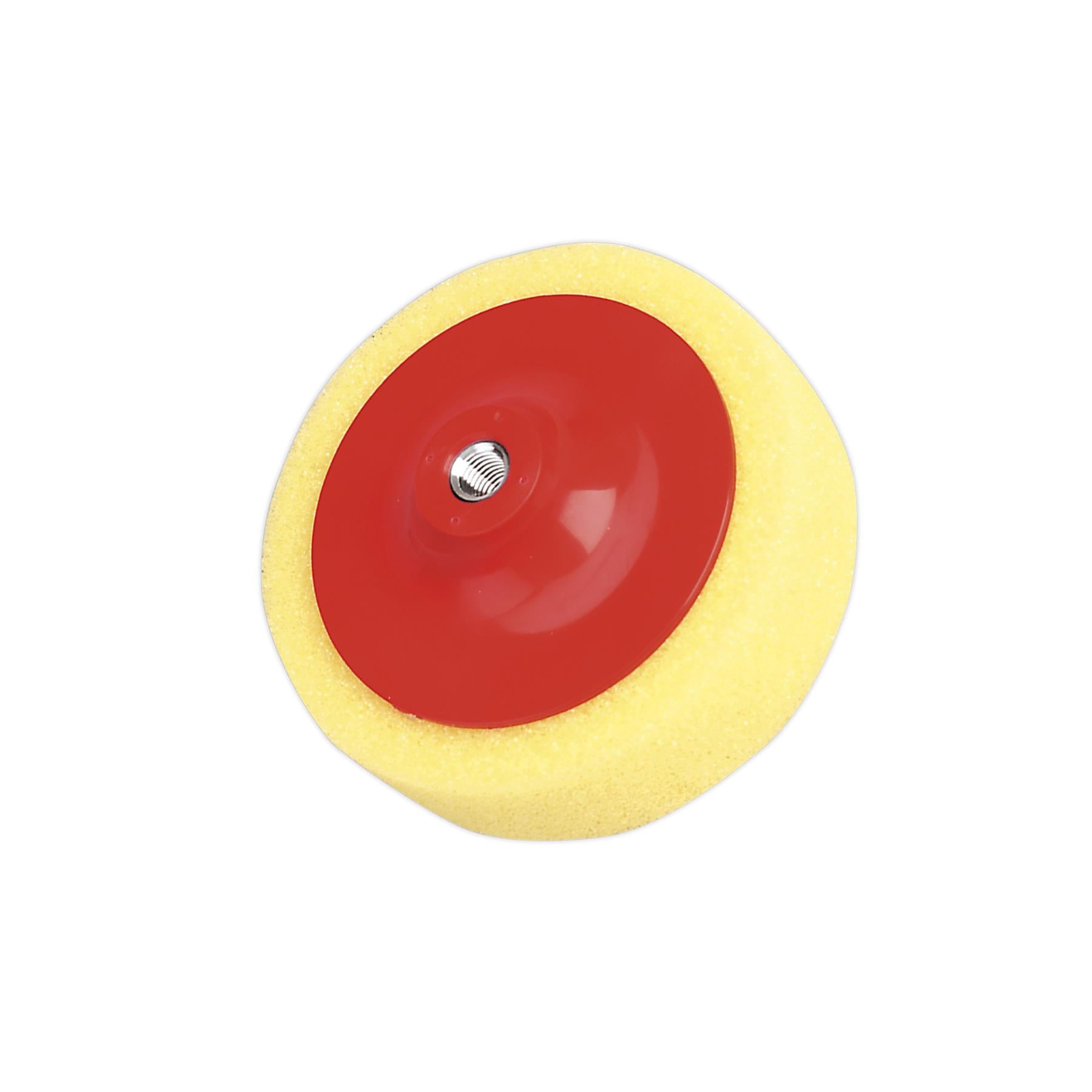 Sealey Buffing & Polishing Foam Head 150x50mm M14x2mm Yellow/Coarse