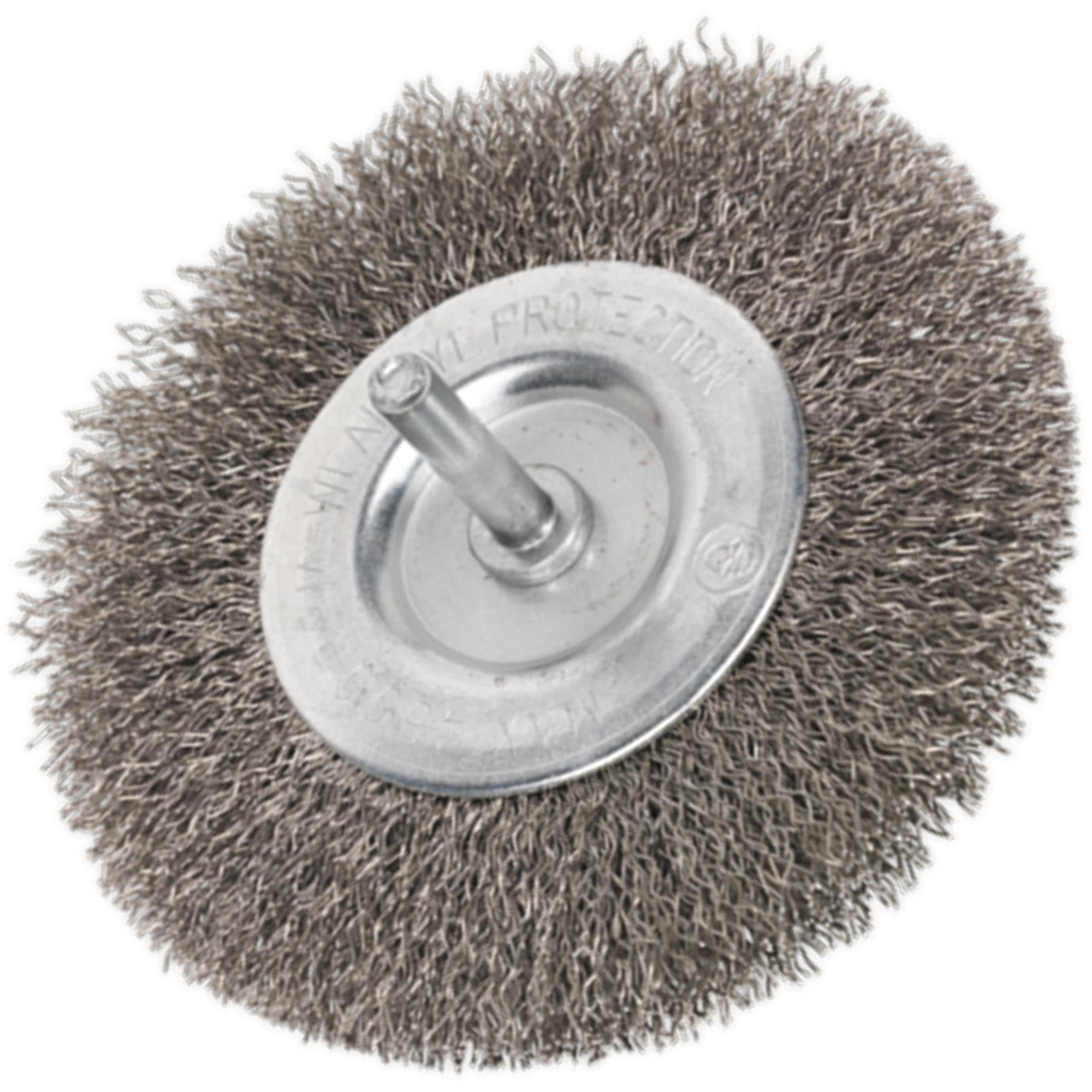 Sealey Flat Wire Brush Stainless Steel 100mm with 6mm Shaft