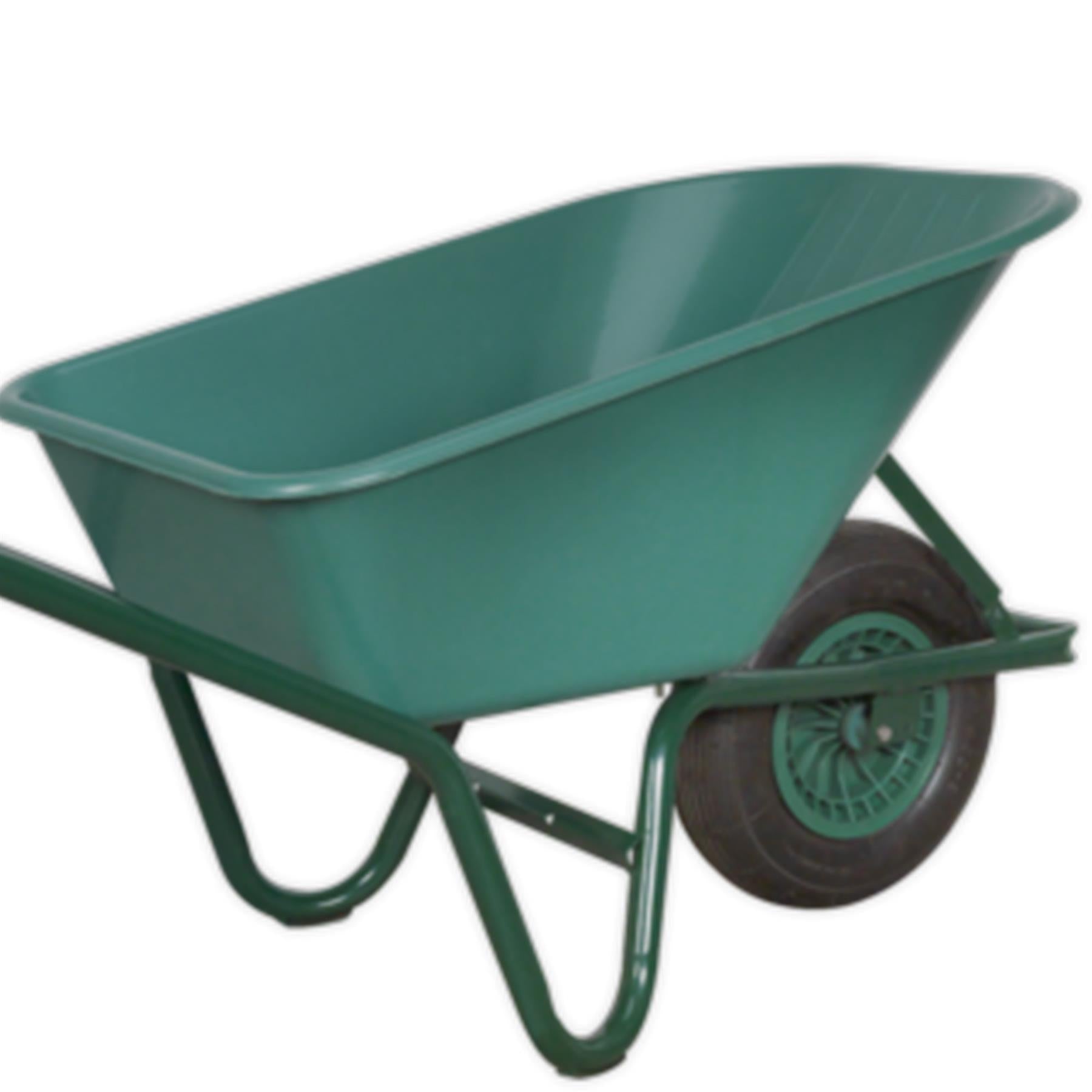 Wheelbarrow 85L.Our wheelbarrows use air filled pneumatic tyres, Sealey
