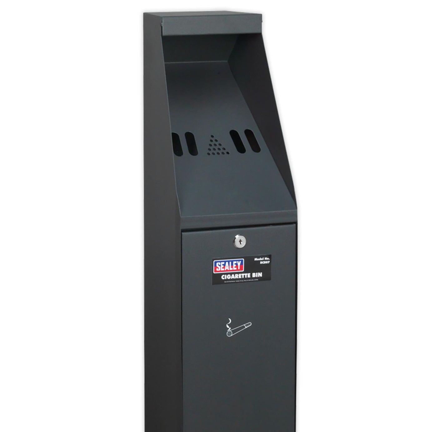 Sealey Cigarette Bin High Quality Lock And Supplied With two keys