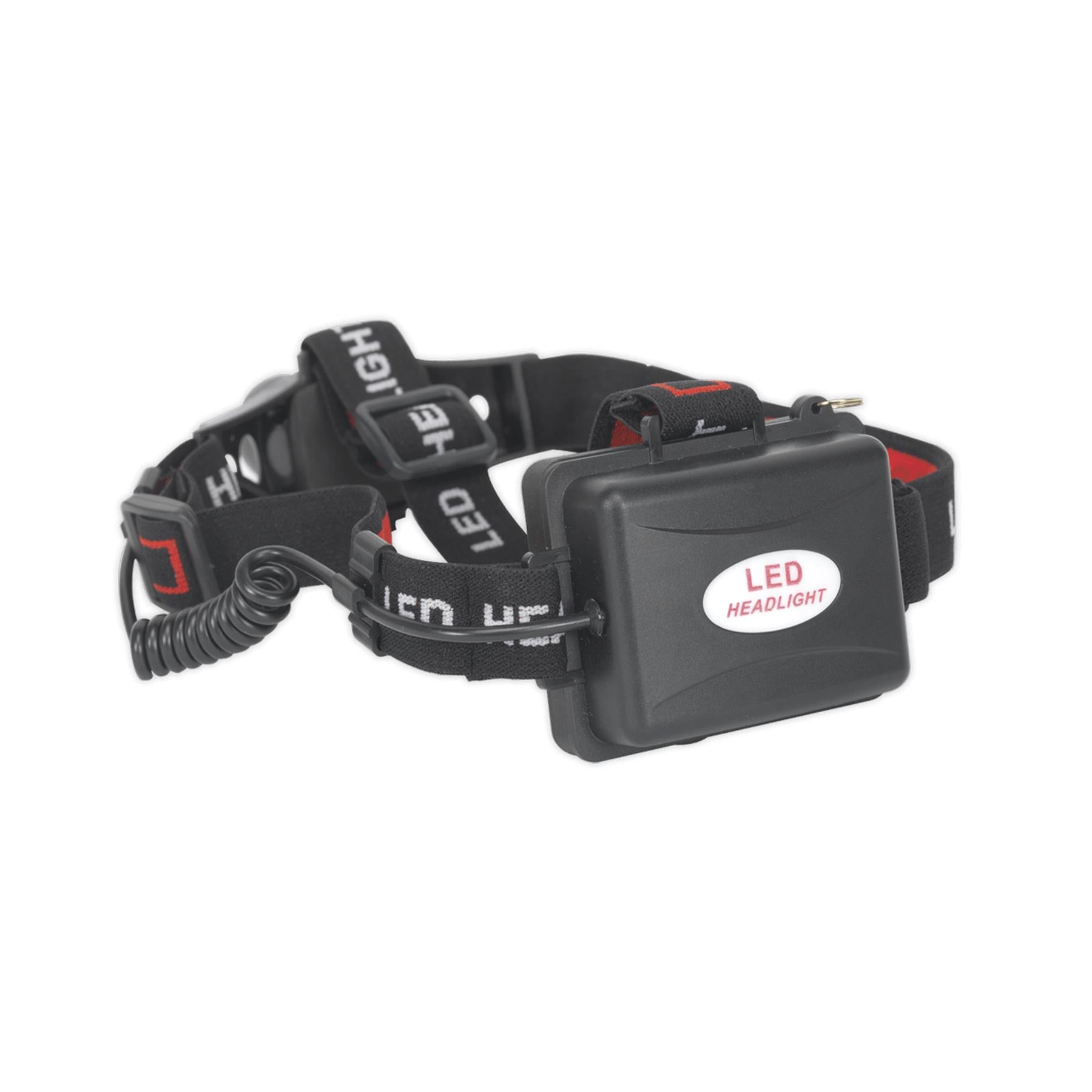 Sealey Head & Hat Torch 3W CREE XPE LED 3 x AAA Cell