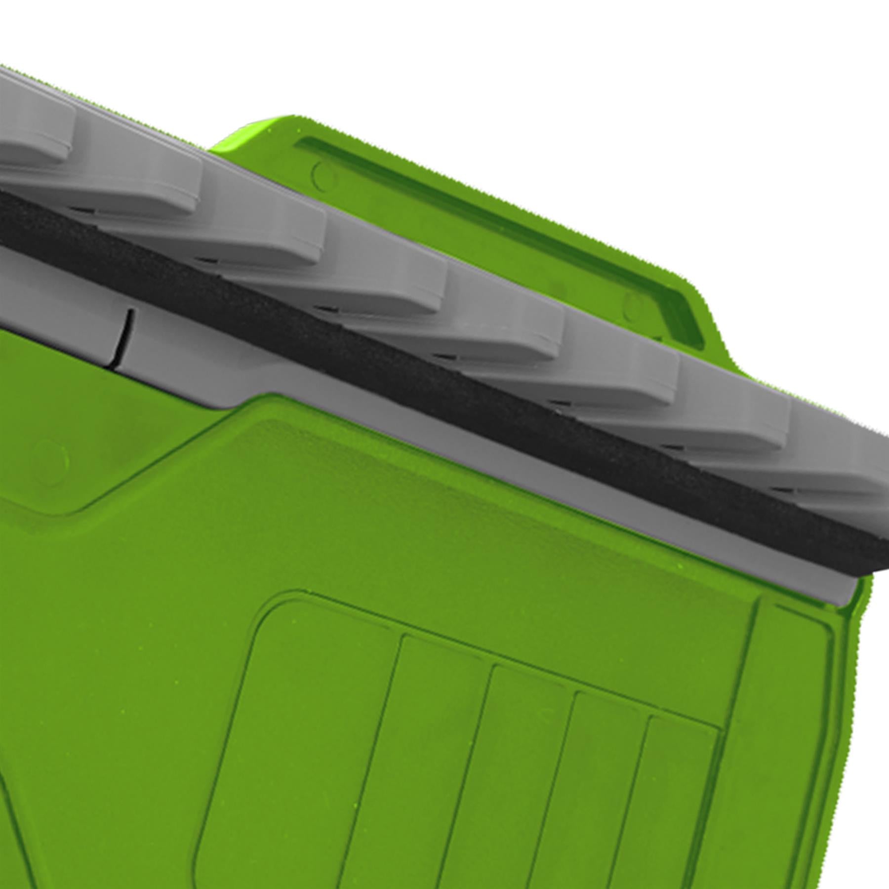 Reversible Spanner Rack 16pc Hi-Vis Green Sealey