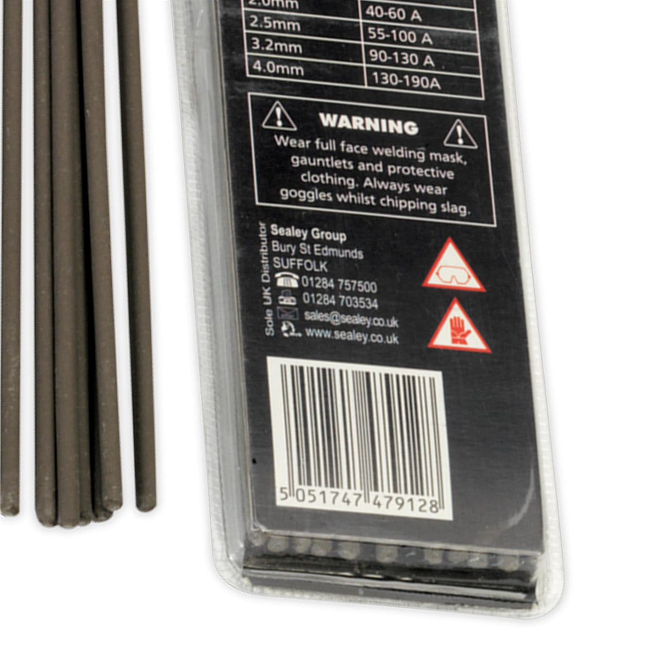 Sealey Welding Electrode �2.5 x 300mm Pack of 10