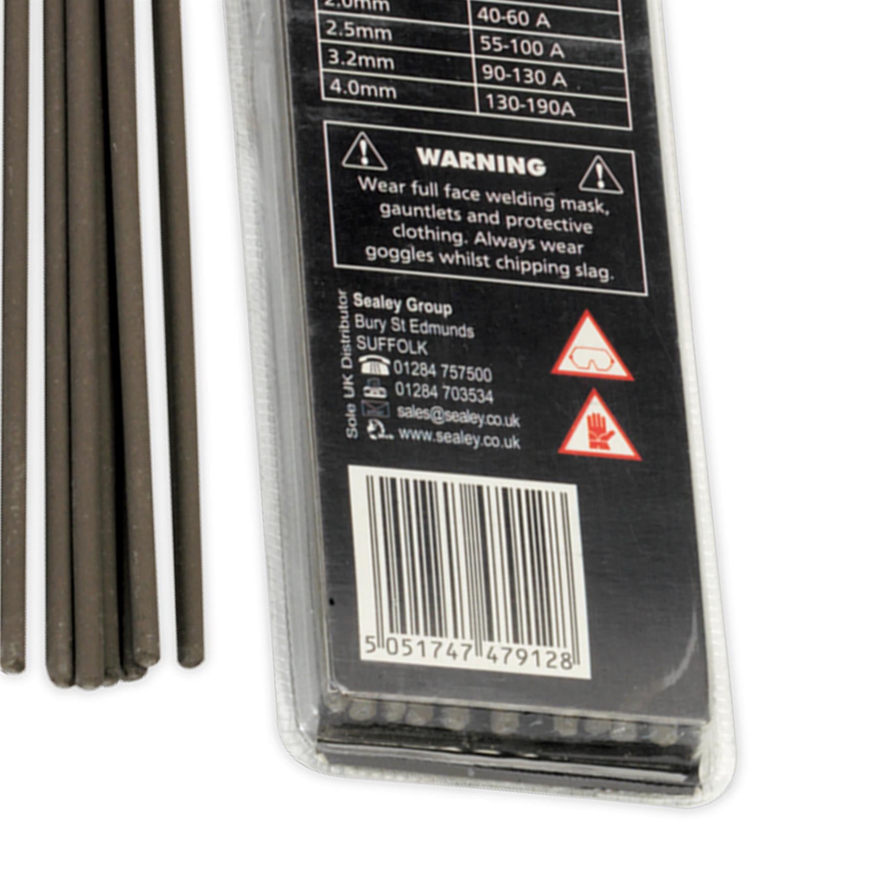 Sealey Welding Electrode �2.5 x 300mm Pack of 10