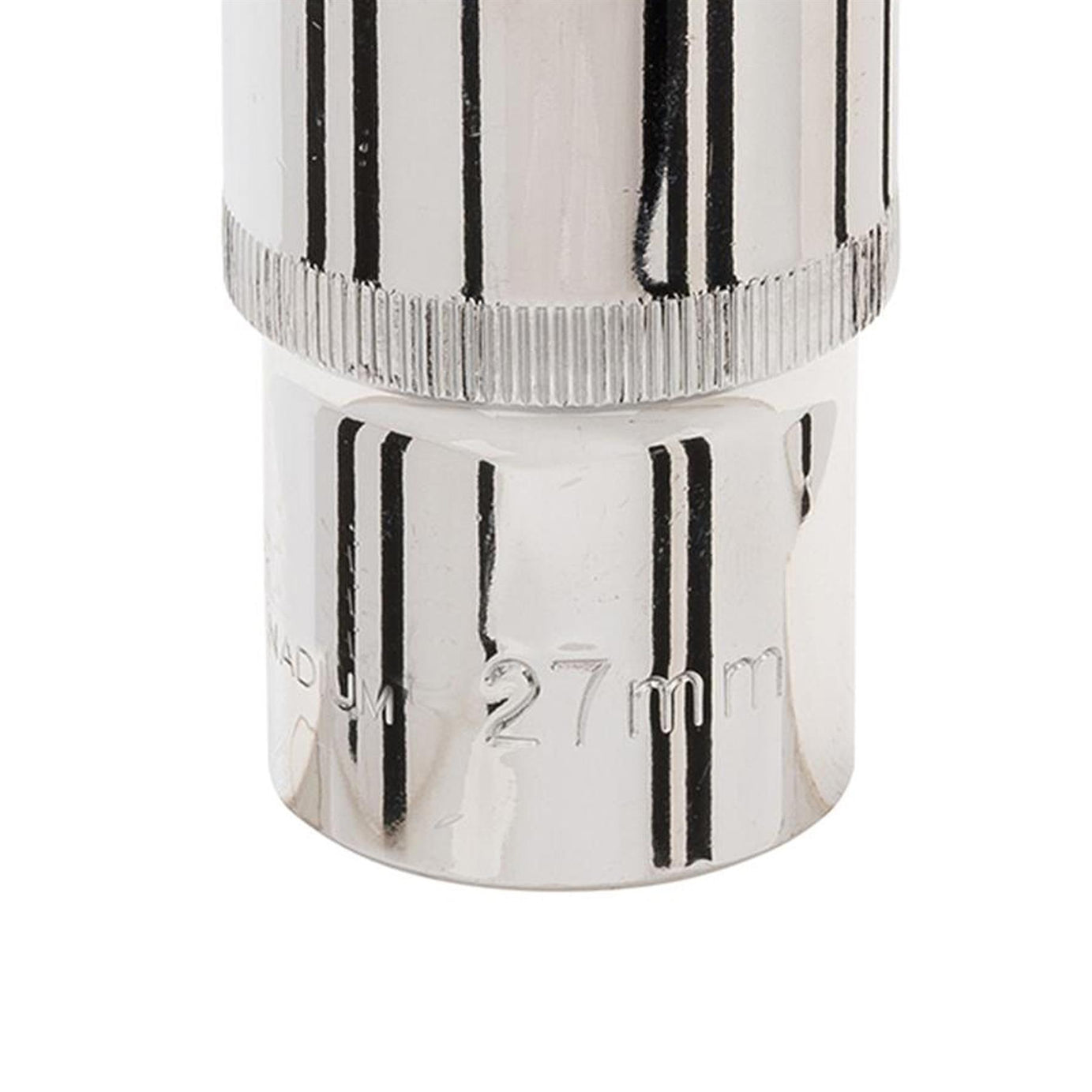Quality Socket 1/2" Shallow Deep Drive Metric 27mm Long Hex Wrench