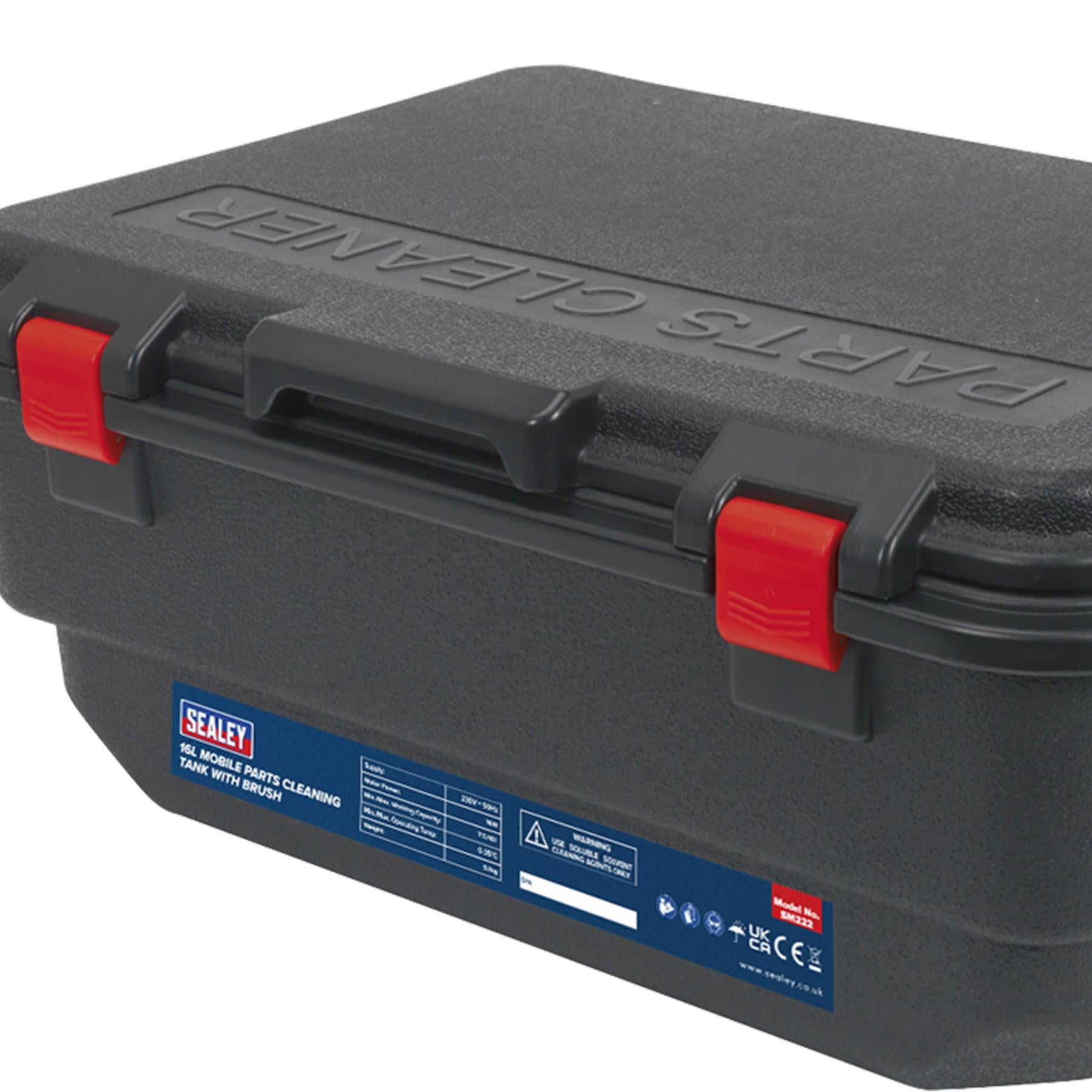 Sealey Mobile Parts Cleaning Tank with Brush