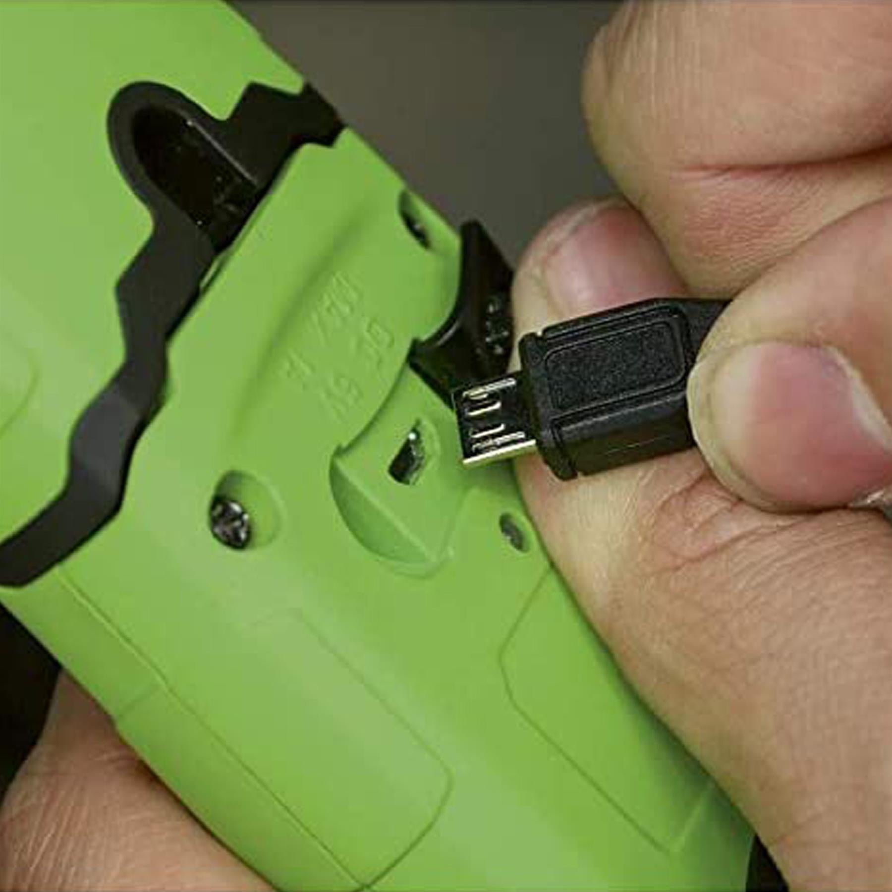 Sealey R/Charge 360 Insp Light 3W COB & 1W SMD LED Green Li-Poly