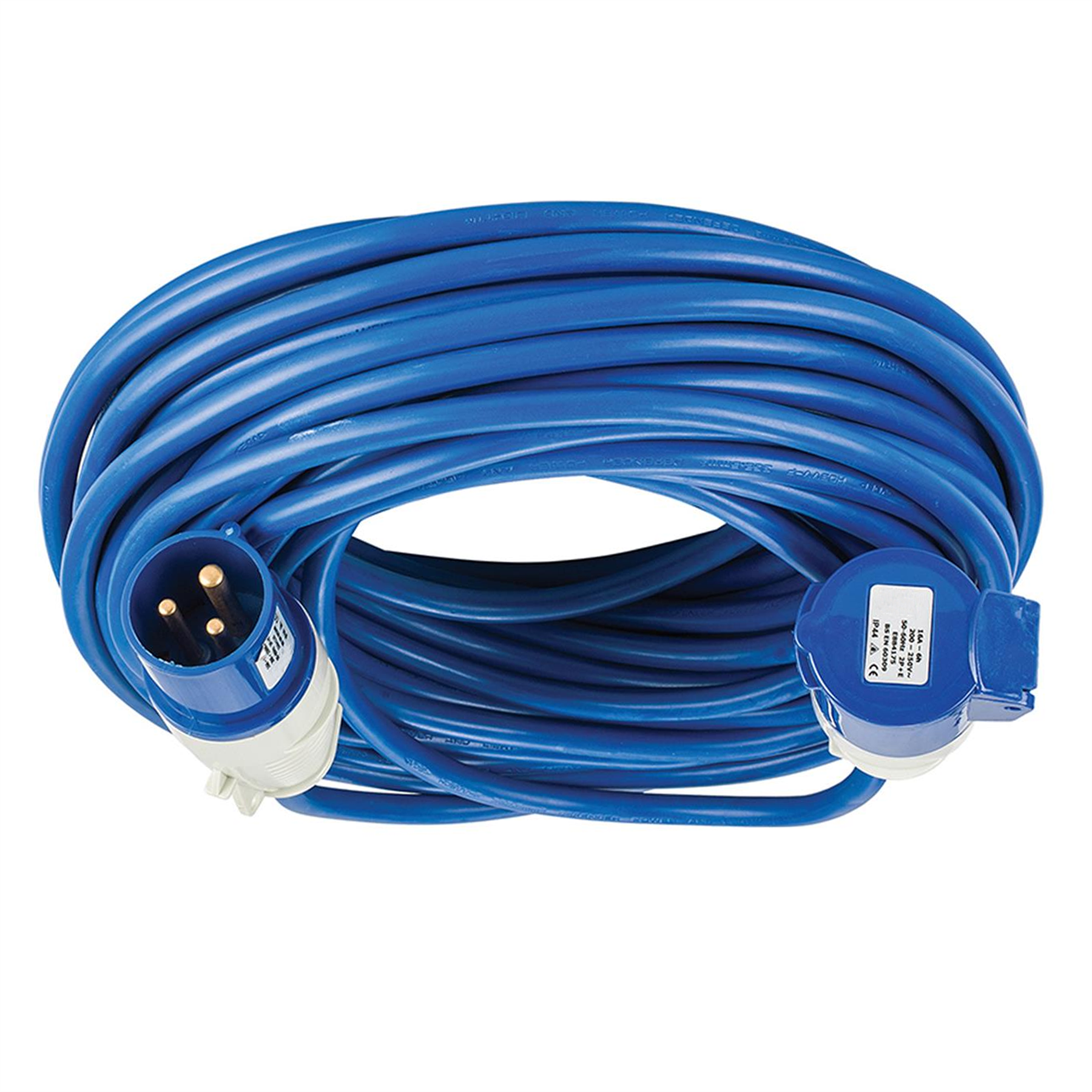 Defender Arctic Extension Lead Blue 2.5mm2 16A 25m 230V