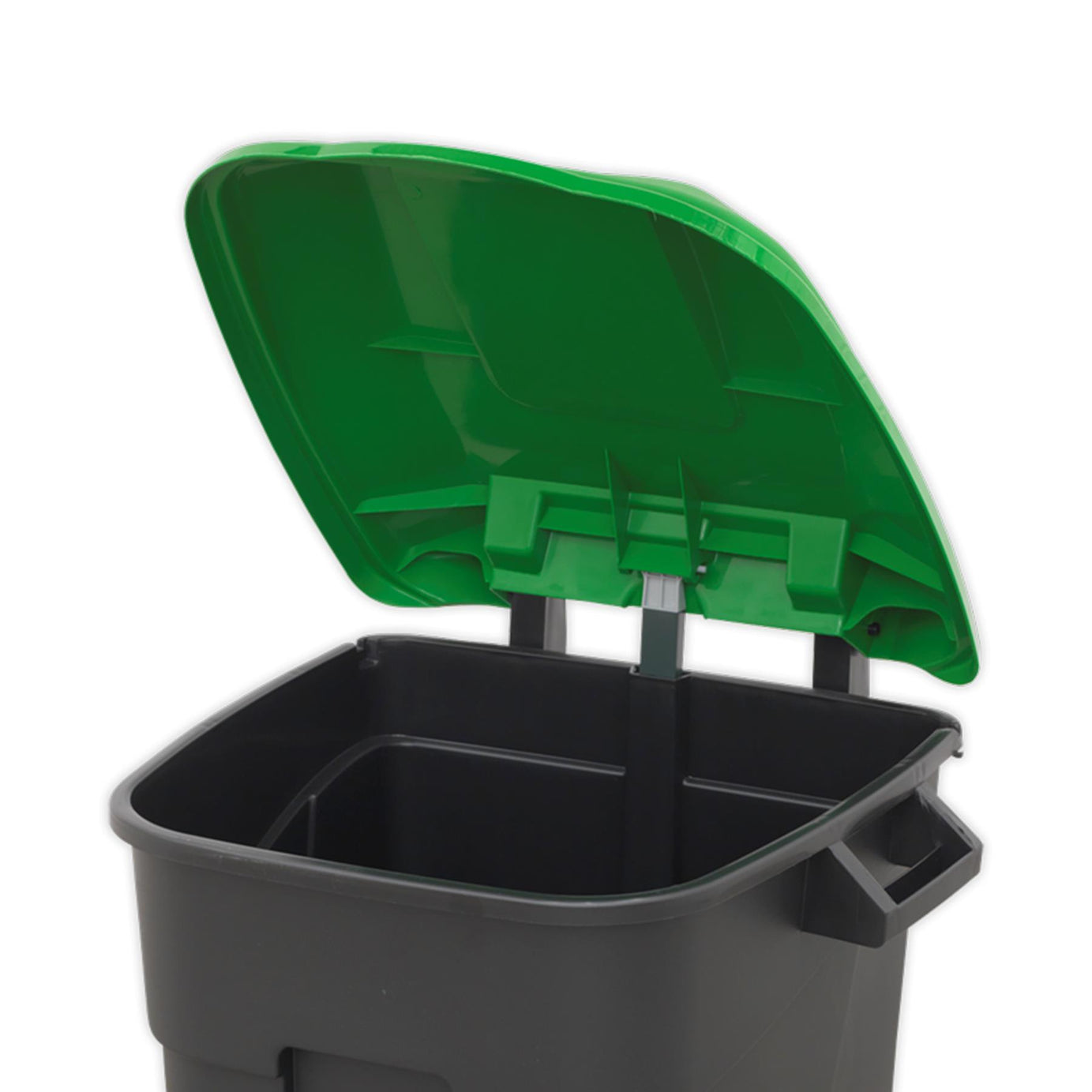 Sealey Refuse/Wheelie Bin with Foot Pedal 100L - Green