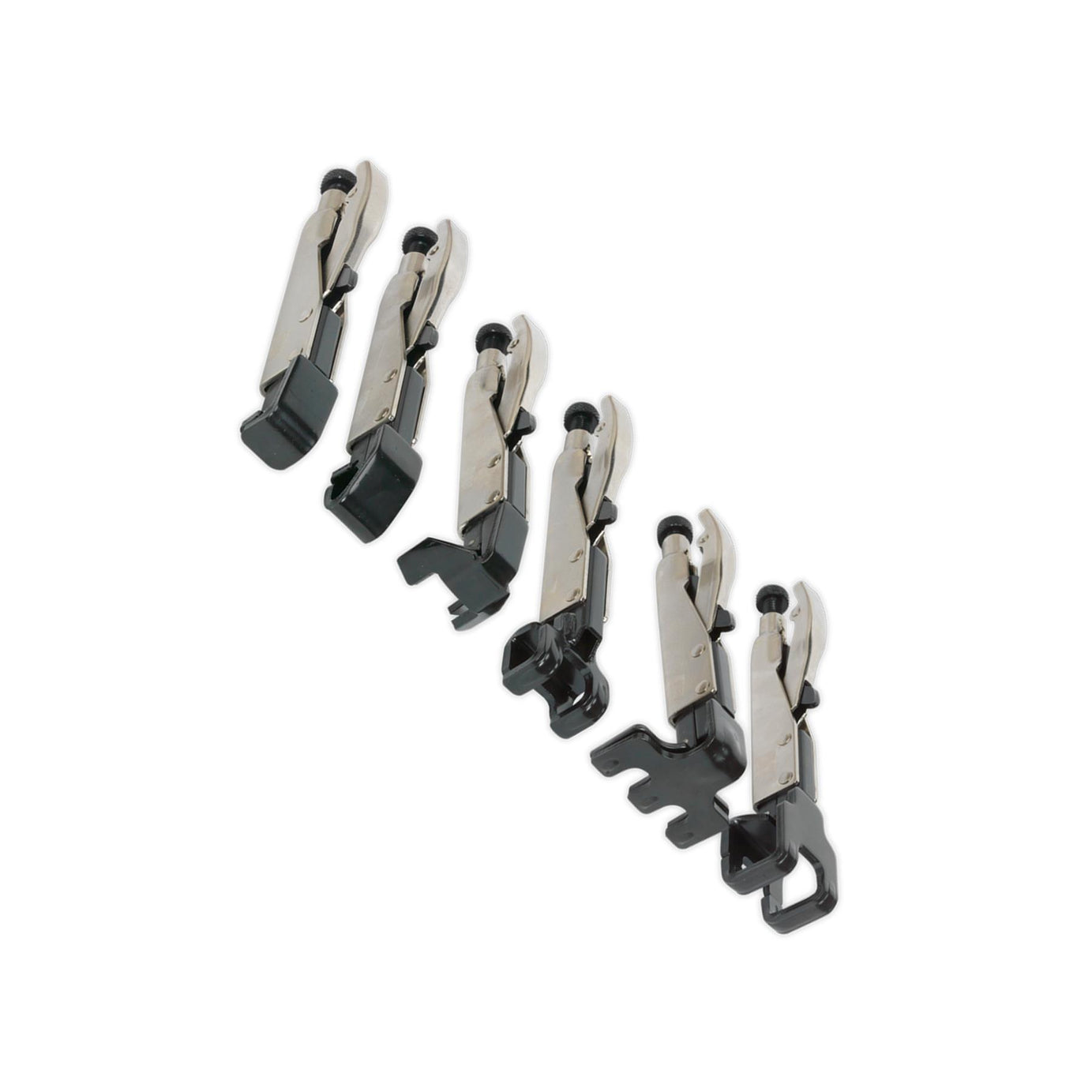 Sealey Axial Locking Grip Set 6pc Smooth & Secure Handling