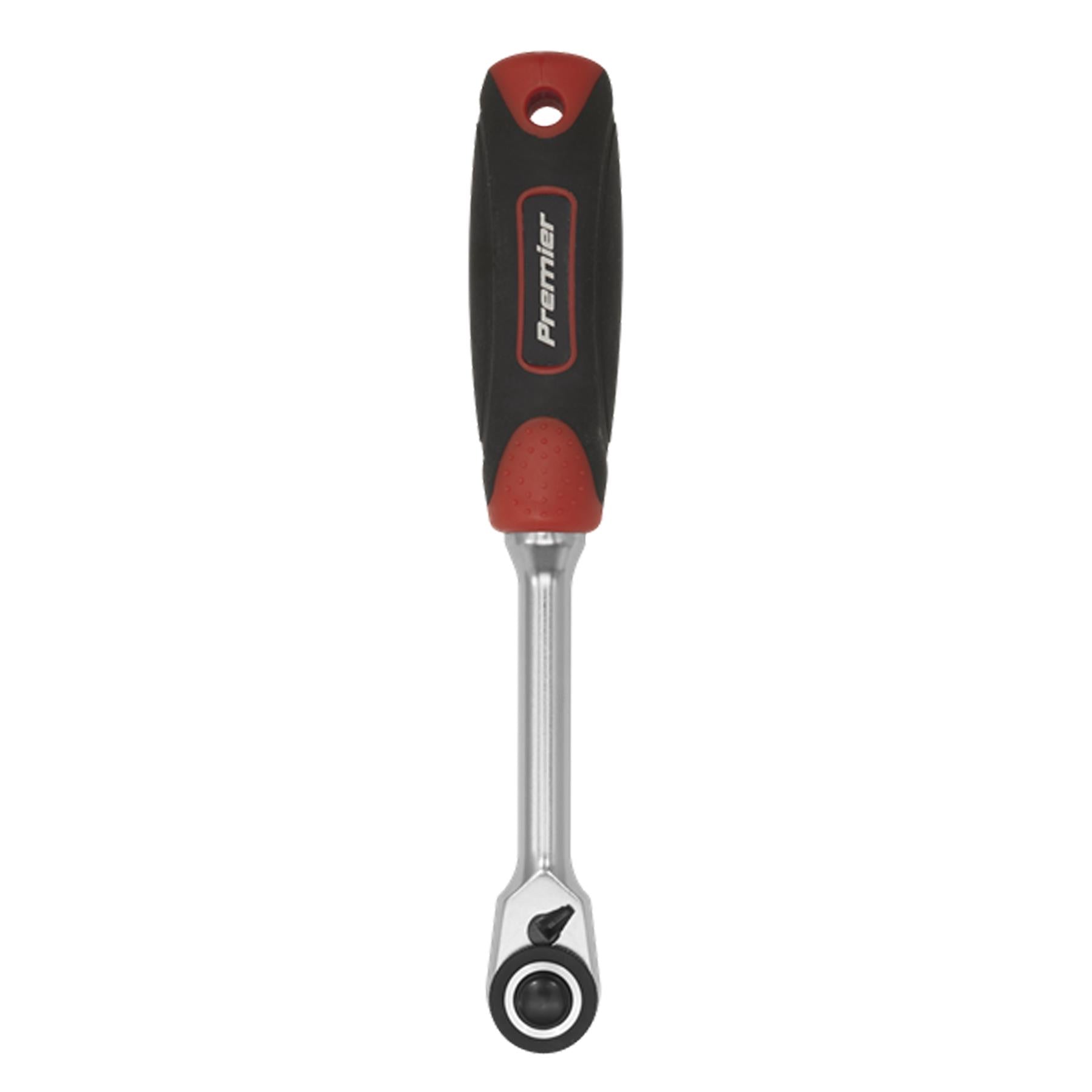 Sealey Compact Head Ratchet Wrench 1/4"Sq Drive - Platinum Series