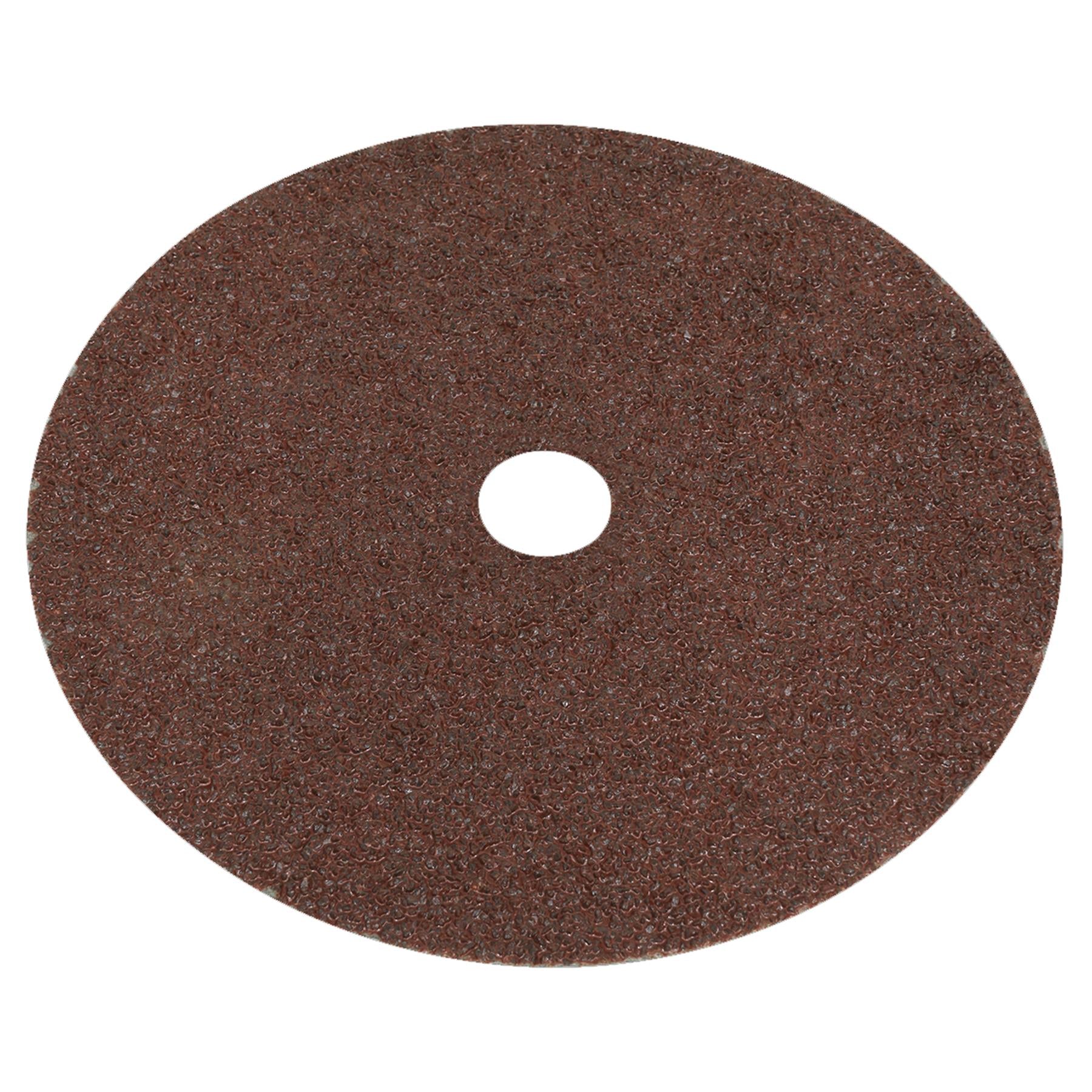 Sealey Fibre Backed Disc �175mm - 24Grit Pack of 25