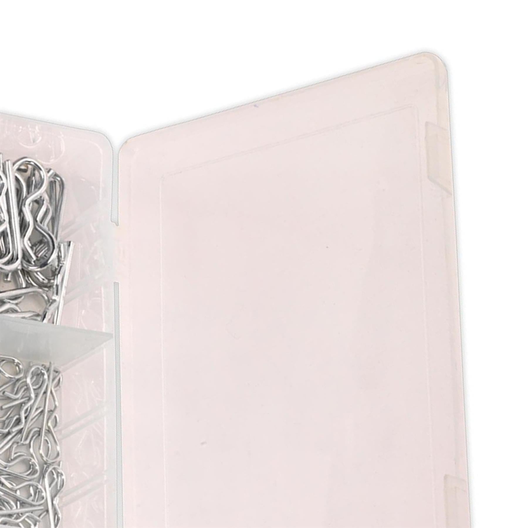 Sealey 150 Piece Cotter Pins Assorted Hair Pin Set R Clip Retaining Hitch Lynch
