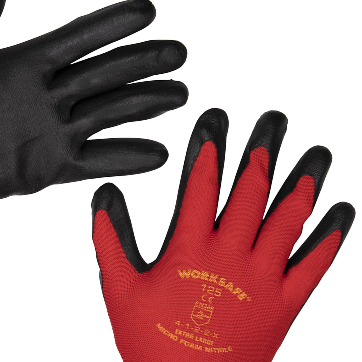Sealey Flexi Grip Nitrile Palm Gloves (X-Large) - Pack of 6 Pairs