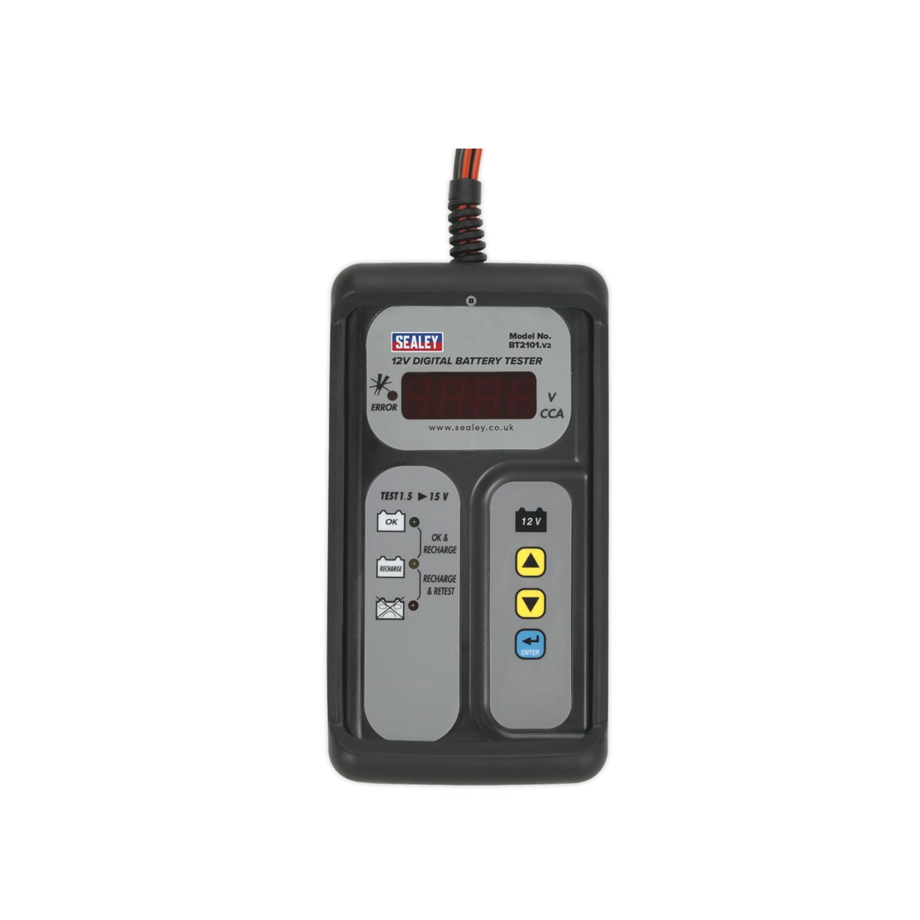 Sealey Digital Battery Tester 12V