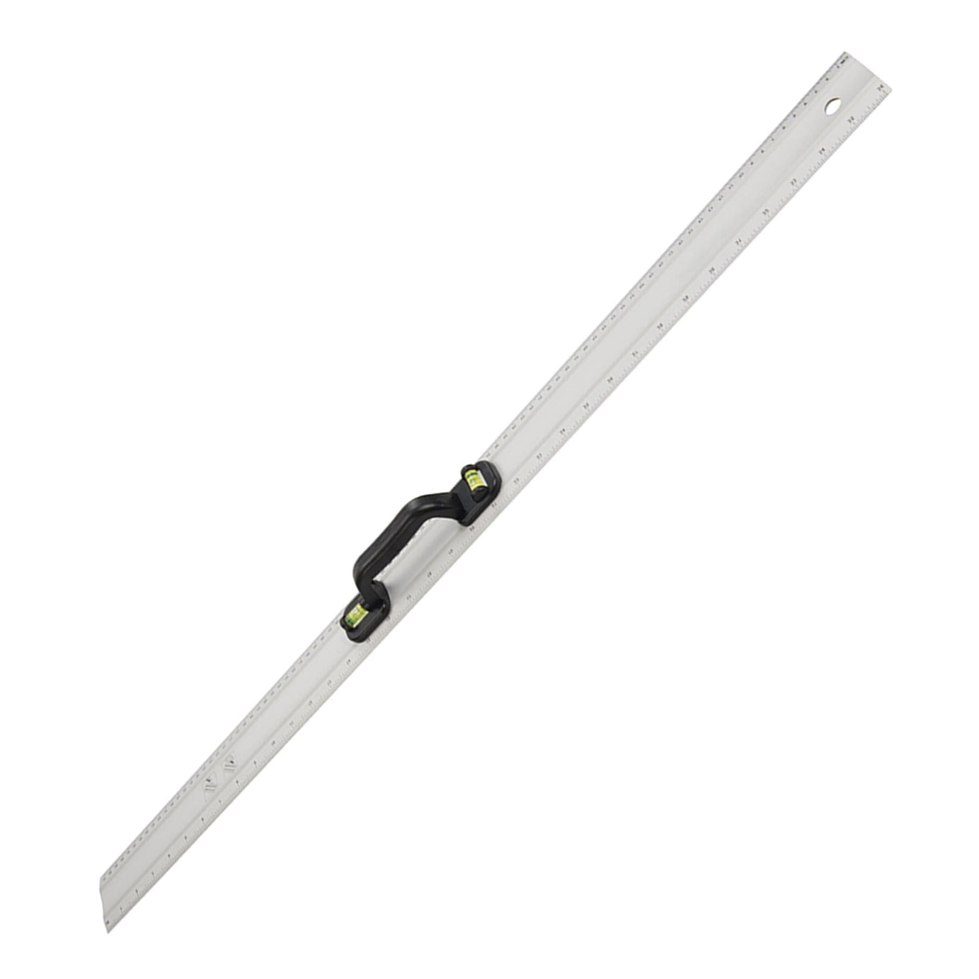 Aluminium Rule Spirit Level Ruler Straight Edge - 900mm With Rebated Edge