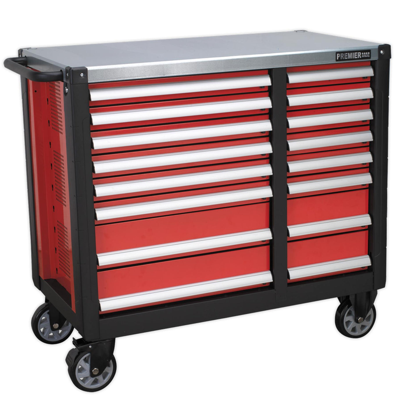 Sealey Mobile Workstation 16 Drawer with Ball-Bearing Slides