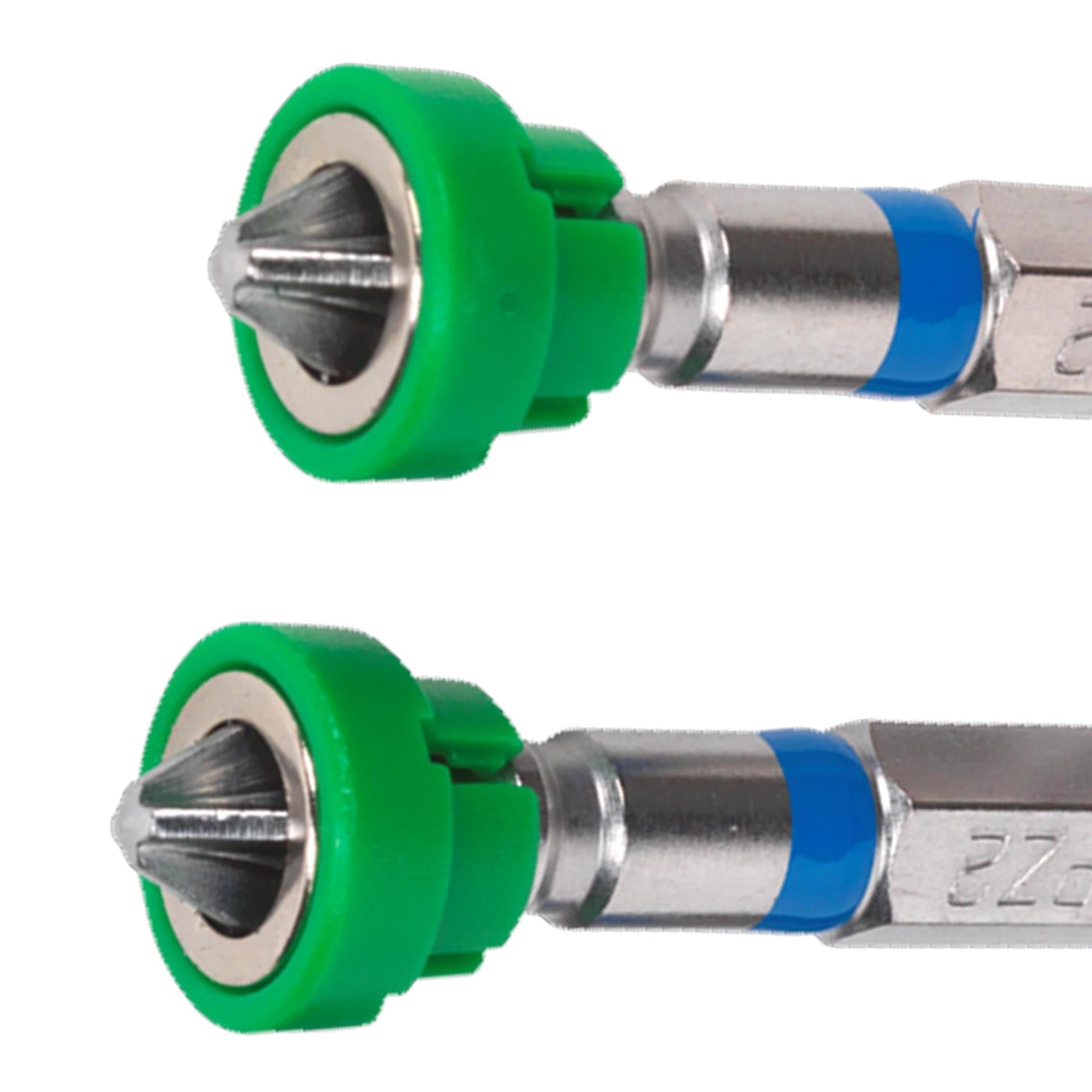 Sealey Power Tool Bit Pozi #2 with Magnetic Holder S2 50mm Pack of 5