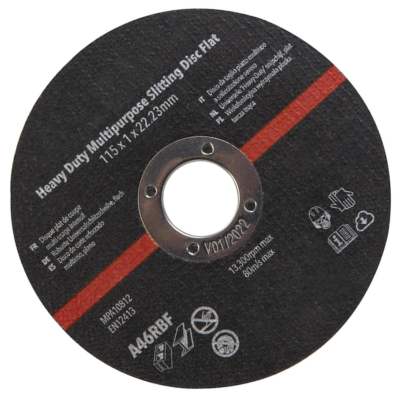 Heavy Duty Multipurpose Slitting Disc Flat 115 X 1 X 22.2mm Premium Quality