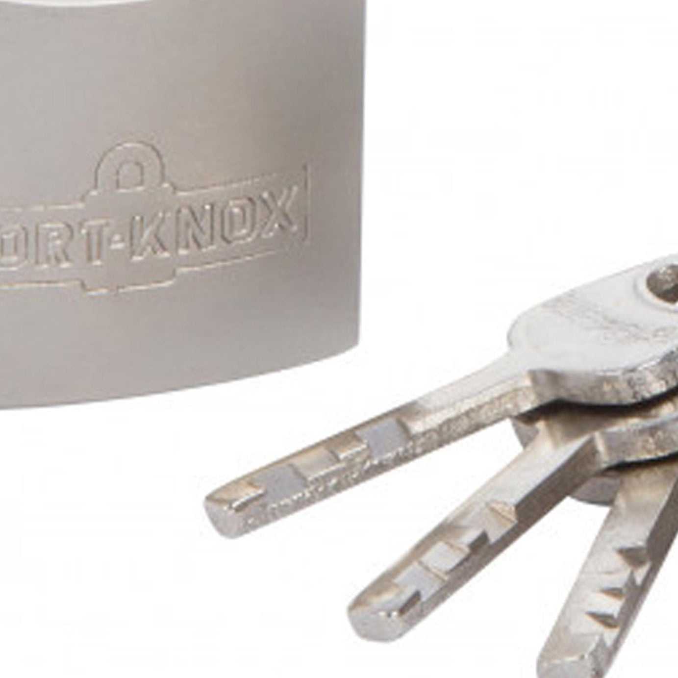 BlueSpot 30mm SATIN FINISH PADLOCK hardened Shackle Brass Cylinder 4 Keys