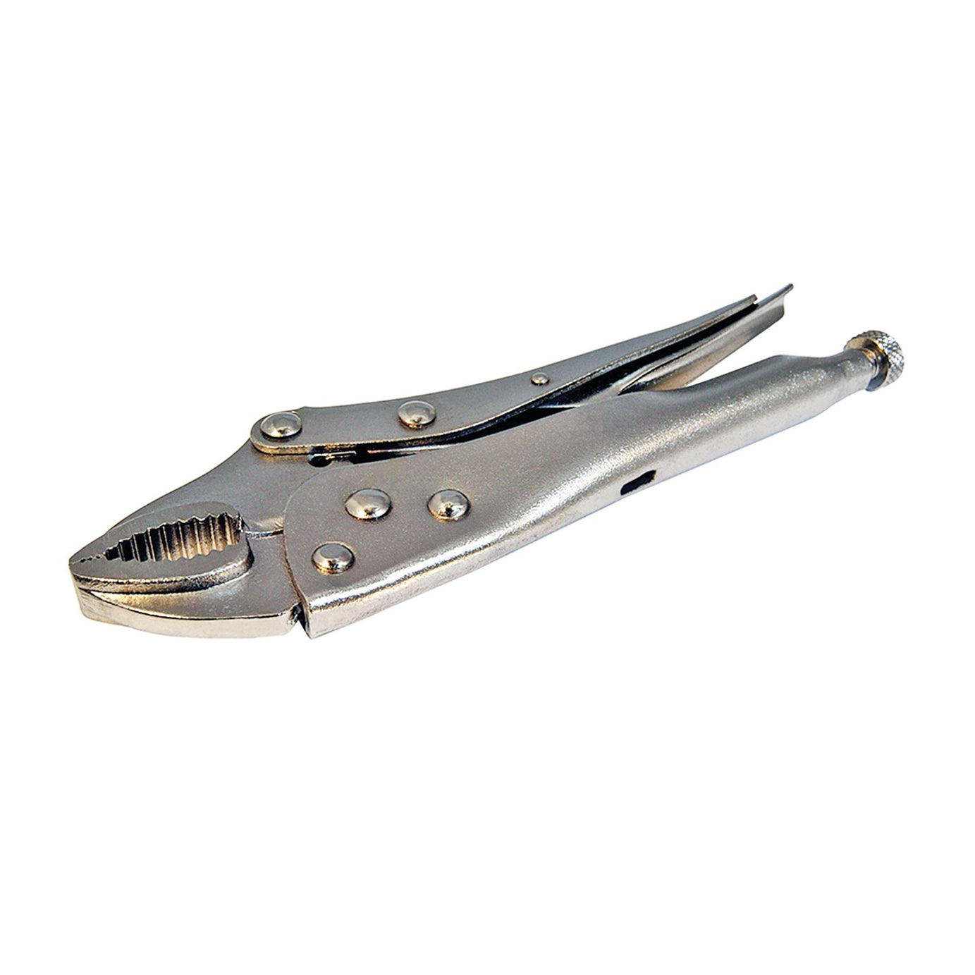 Self Locking Pliers - 180mm Curved Easy Screw Adjustment For Controlled Grip