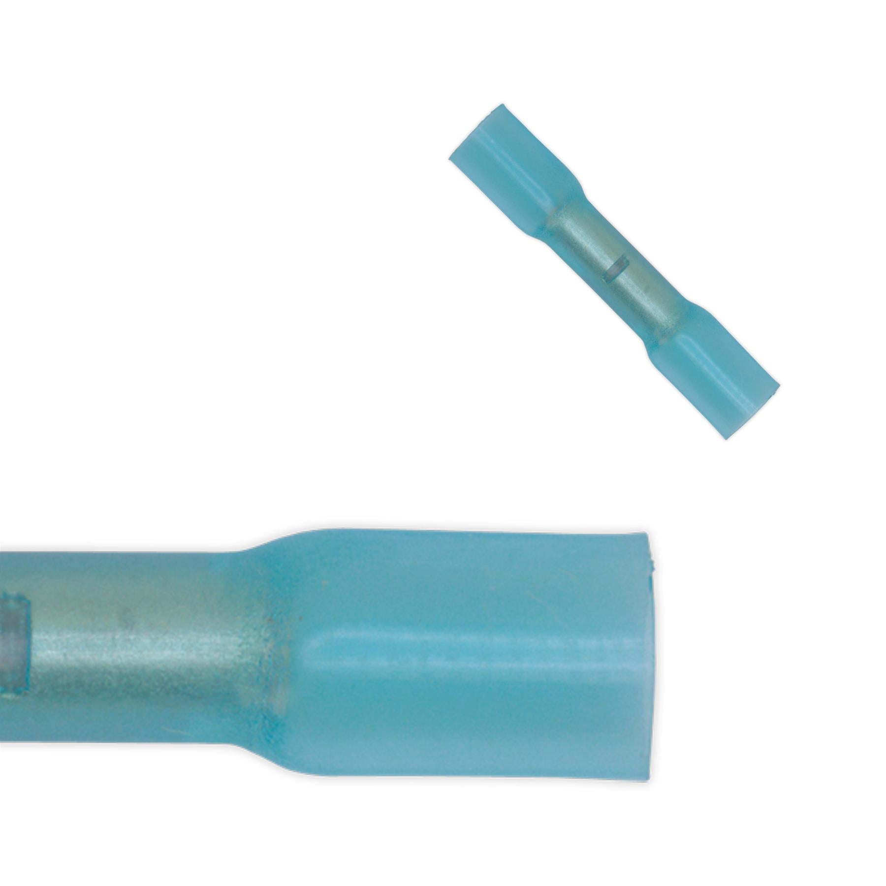 Sealey Heat Shrink Butt Connector Terminal 5.8mm Blue Pack of 100