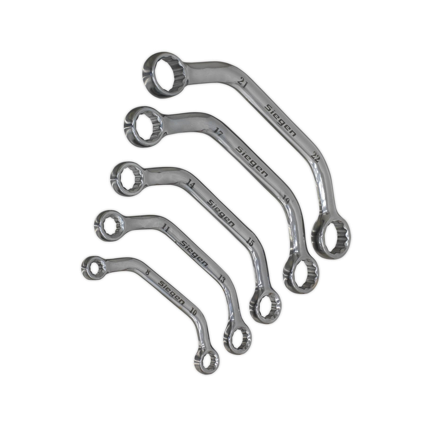 Sealey Obstruction Spanner Set 5pc Metric