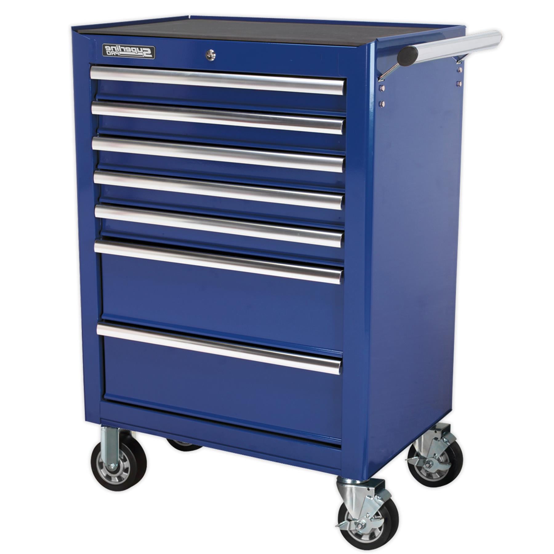 Sealey Rollcab 7 Drawer with Ball Bearing Slides - Blue