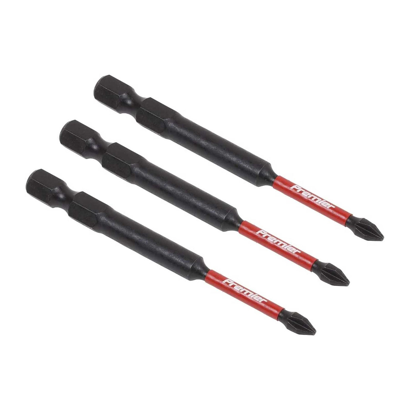 Phillips #1 Impact Power Tool Bits 75mm - 3pc