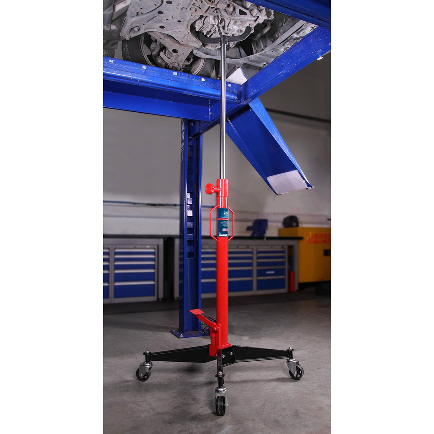 Sealey Transmission Jack 0.5tonne Vertical Garage Workshop DIY