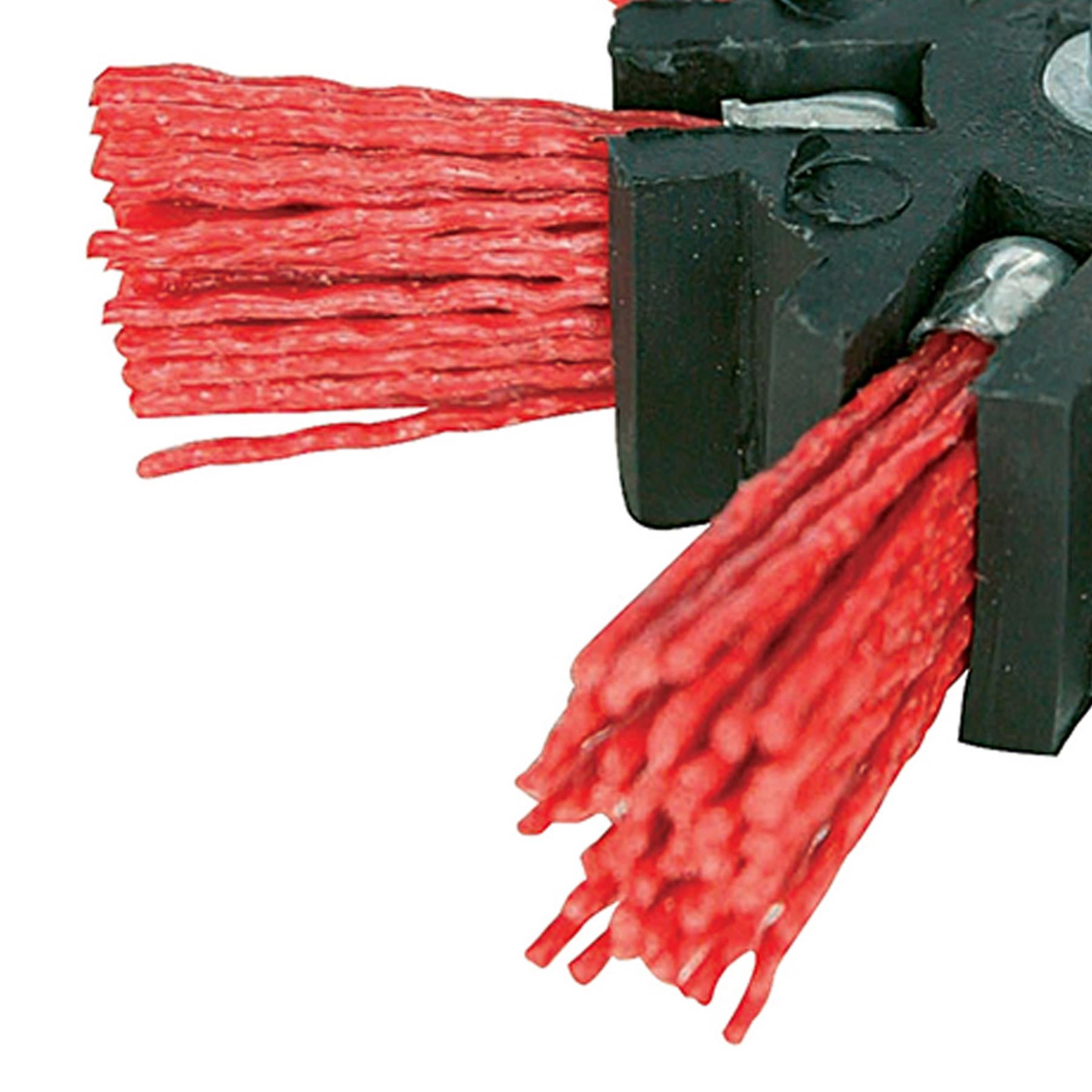 Filament Flap Brush 100mm Coarse - Flap Brush With Silicon Carbide Grit