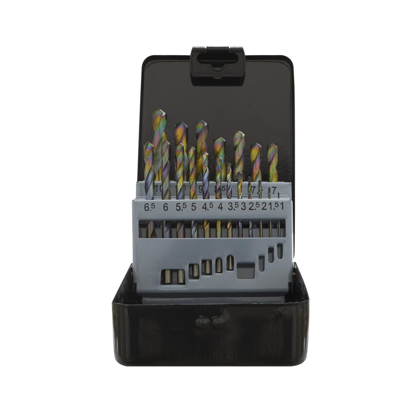 Sealey HSS Drill Bit Set 19pc Edge Ground Metric DIN 338