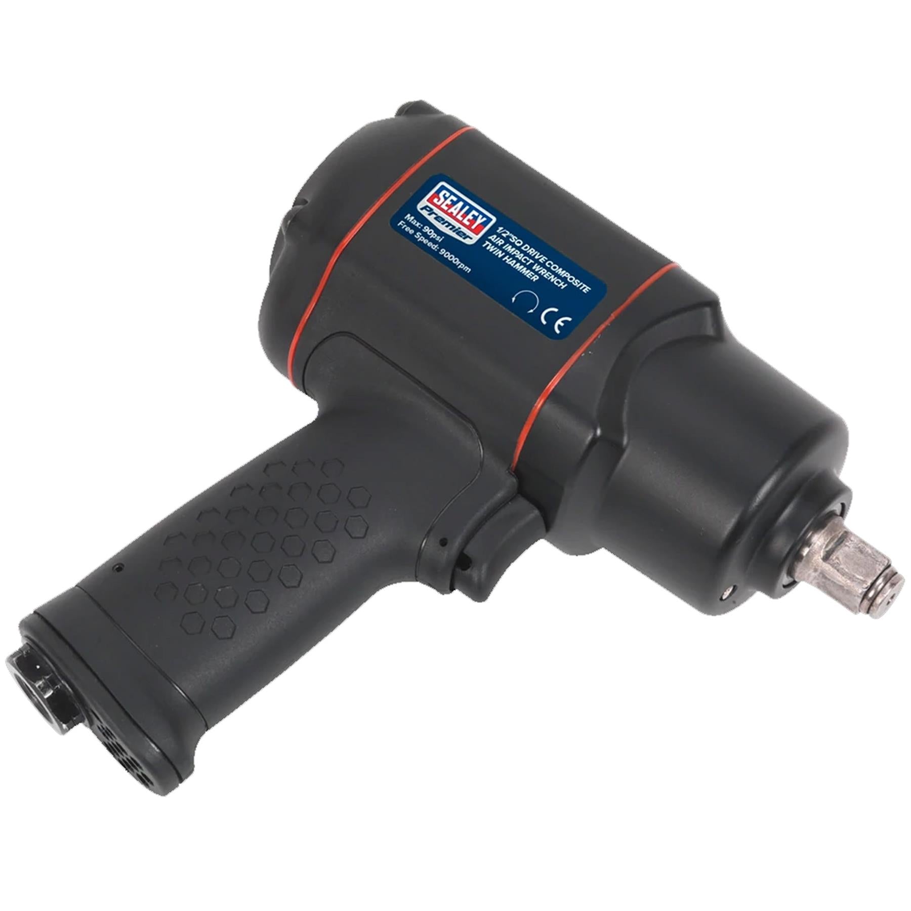 Sealey Air Impact Wrench 1/2"Sq Drive Twin Hammer