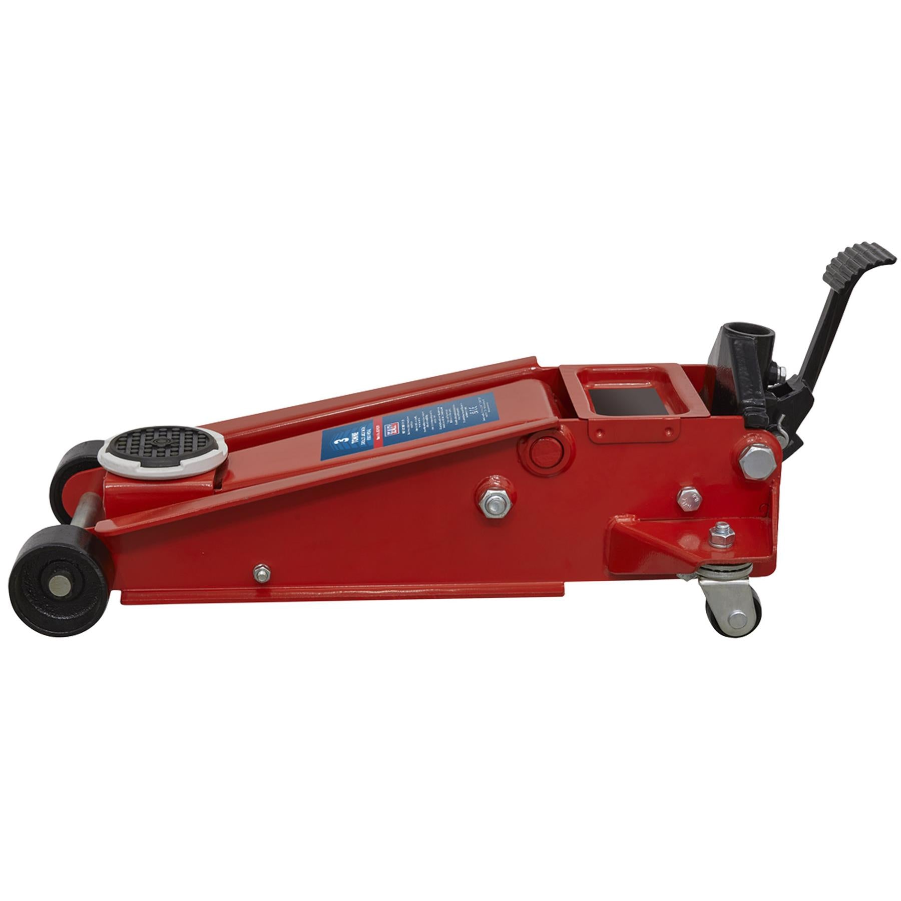 Sealey Trolley Jack 3tonne with Foot Pedal