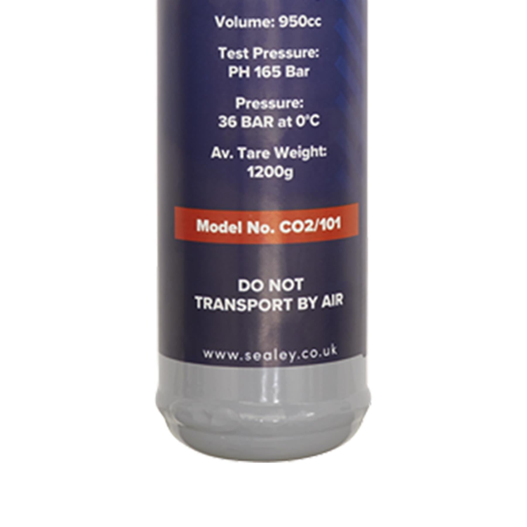 Sealey Gas Cylinder Disposable Carbon Dioxide 600g - Box of 12