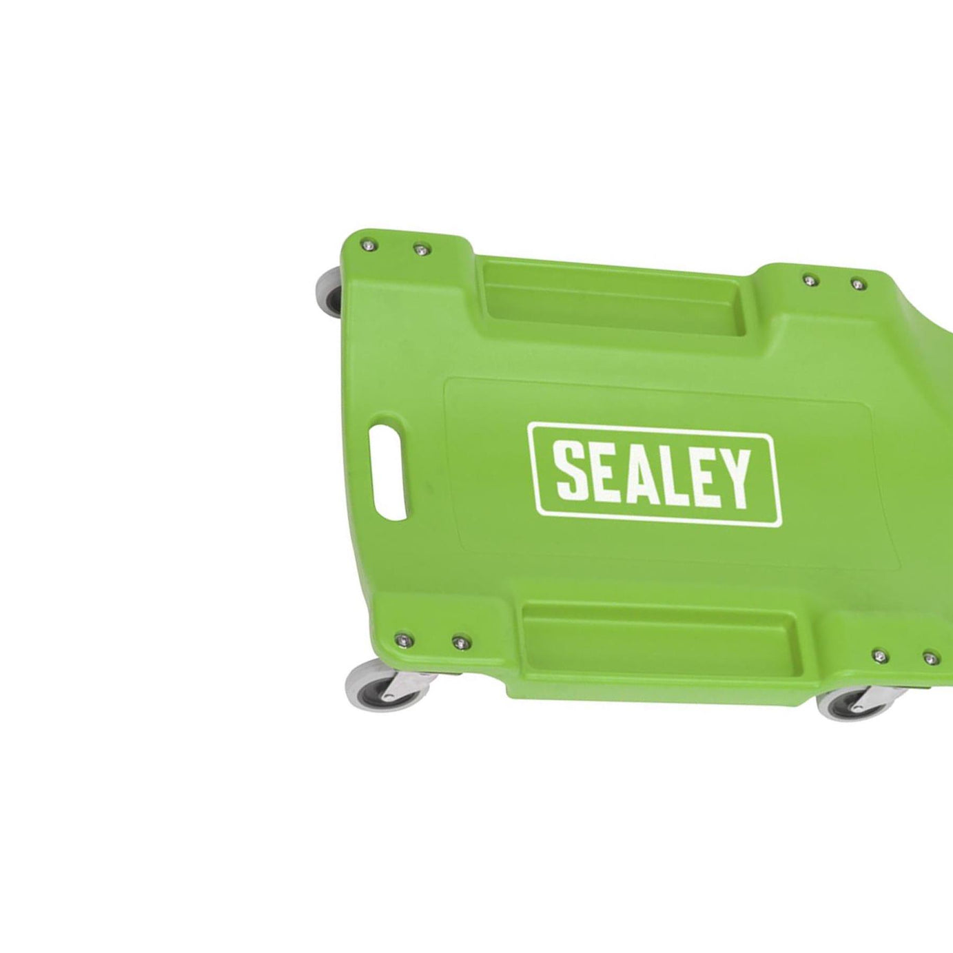 Sealey Composite Creeper with 6 Wheels - Hi-Vis