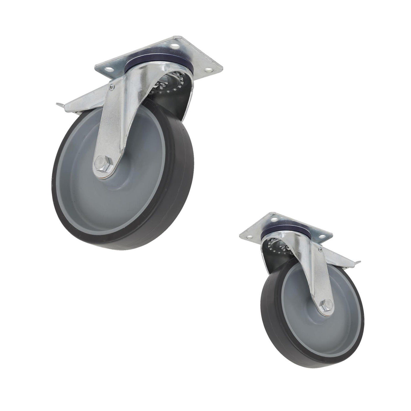 Sealey Medium-Duty Swivel Castor Wheel with Total Lock 75mm